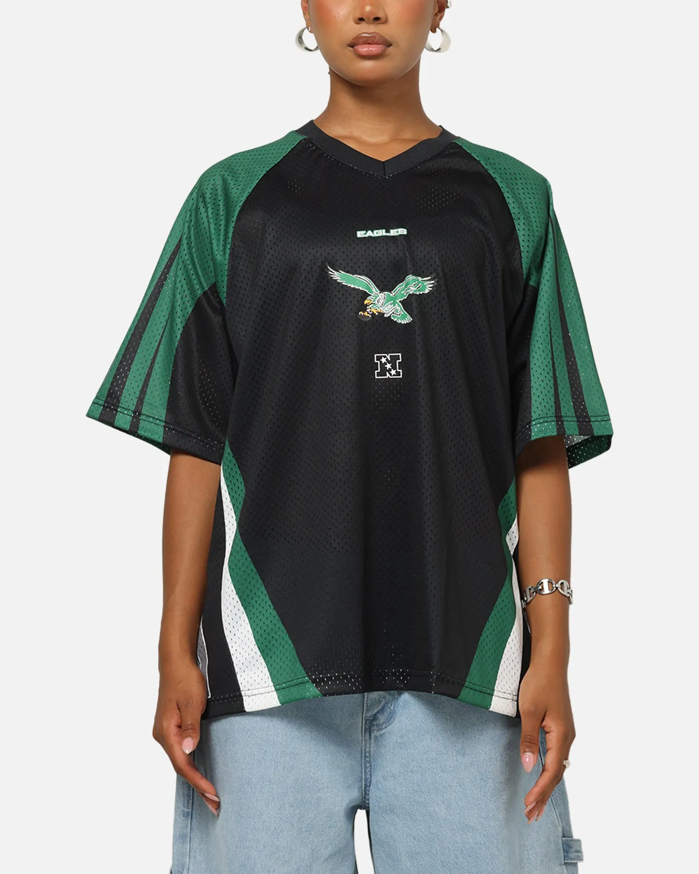 Mitchell & Ness Philadelphia Eagles Warehouse Rave Jersey Black/Green sold by Culture Kings product image thumbnail 2