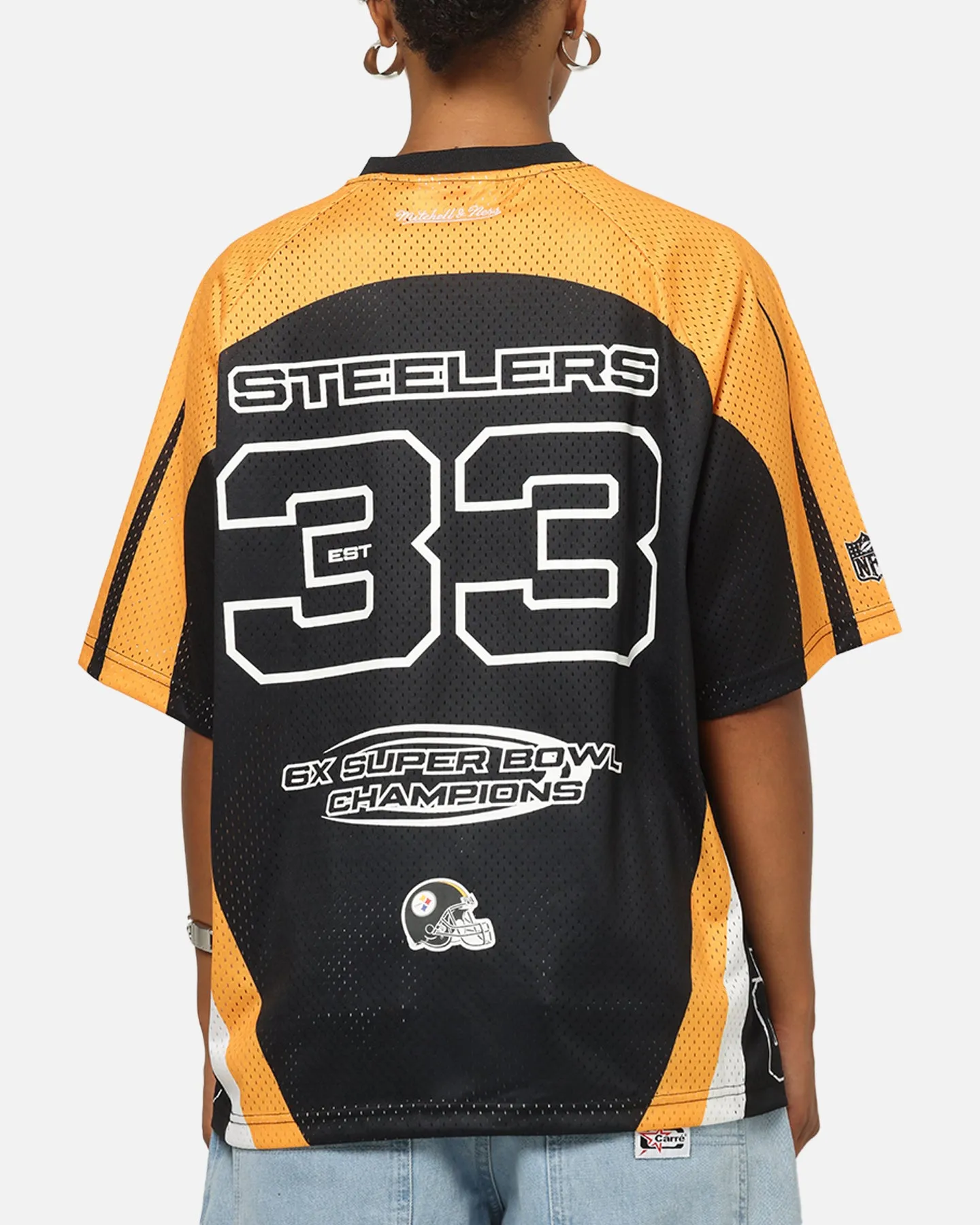 Mitchell & Ness Pittsburgh Steelers Warehouse Rave Jersey Black/Yellow sold by Culture Kings product image thumbnail 2