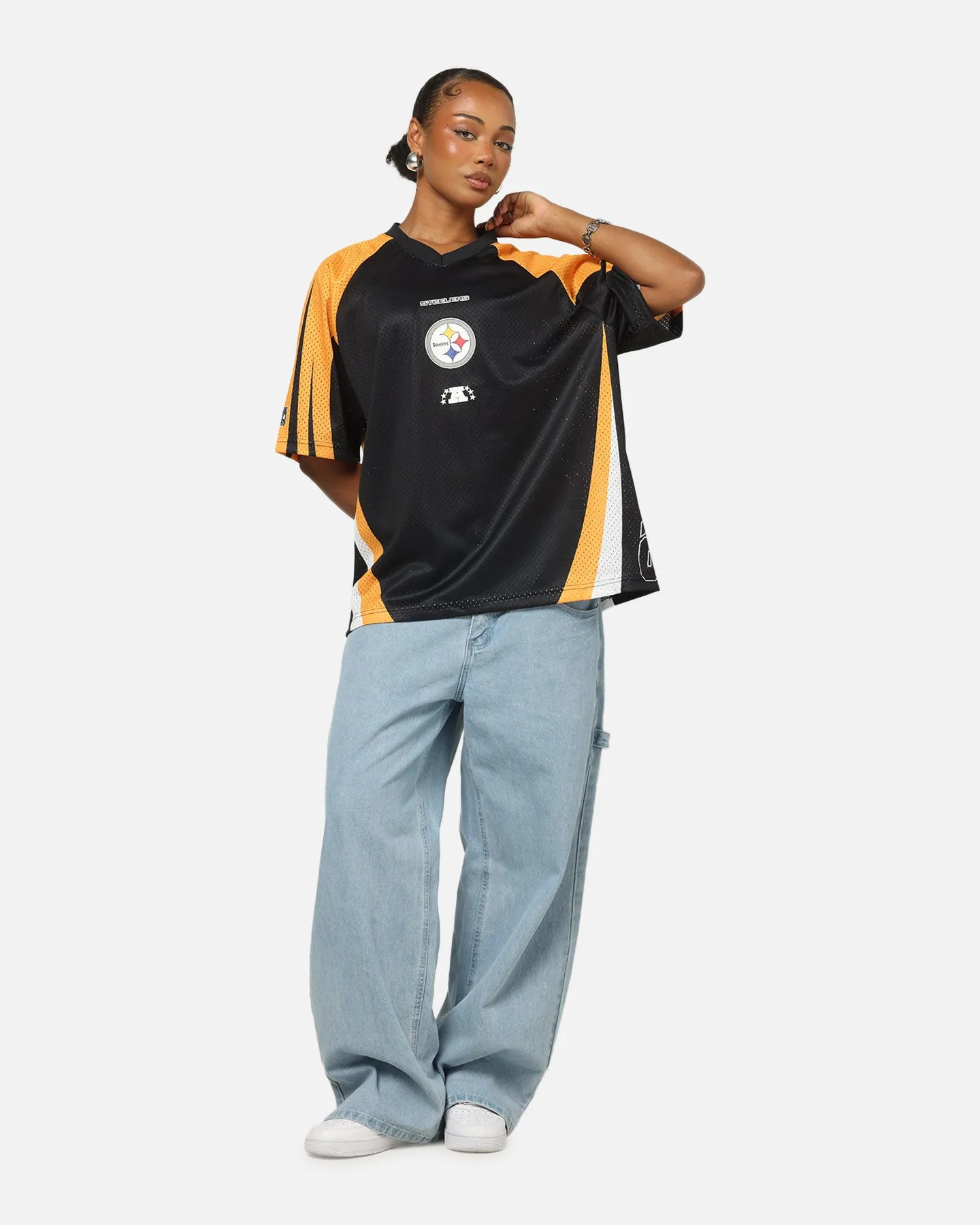 Mitchell & Ness Pittsburgh Steelers Warehouse Rave Jersey Black/Yellow sold by Culture Kings product image thumbnail 3