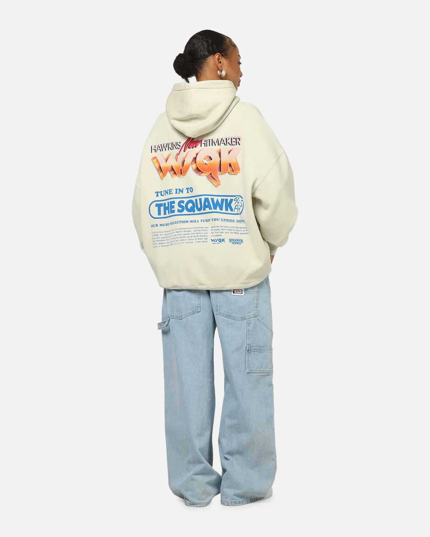 73Studio X Stranger Things WSQK Premium Hoodie Grey sold by Culture Kings product image thumbnail 4