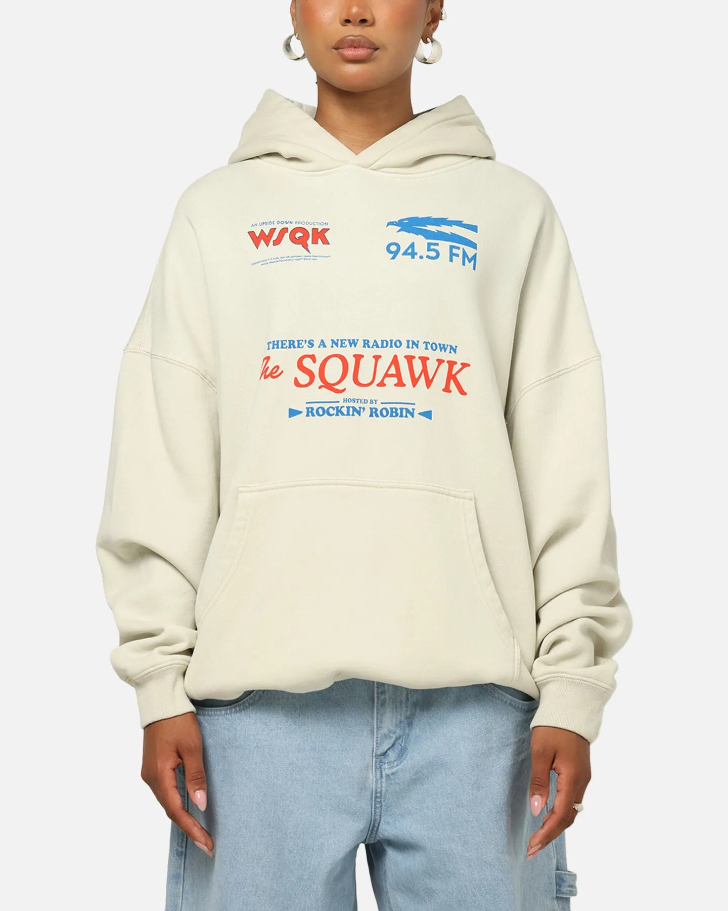 73Studio X Stranger Things WSQK Premium Hoodie Grey sold by Culture Kings