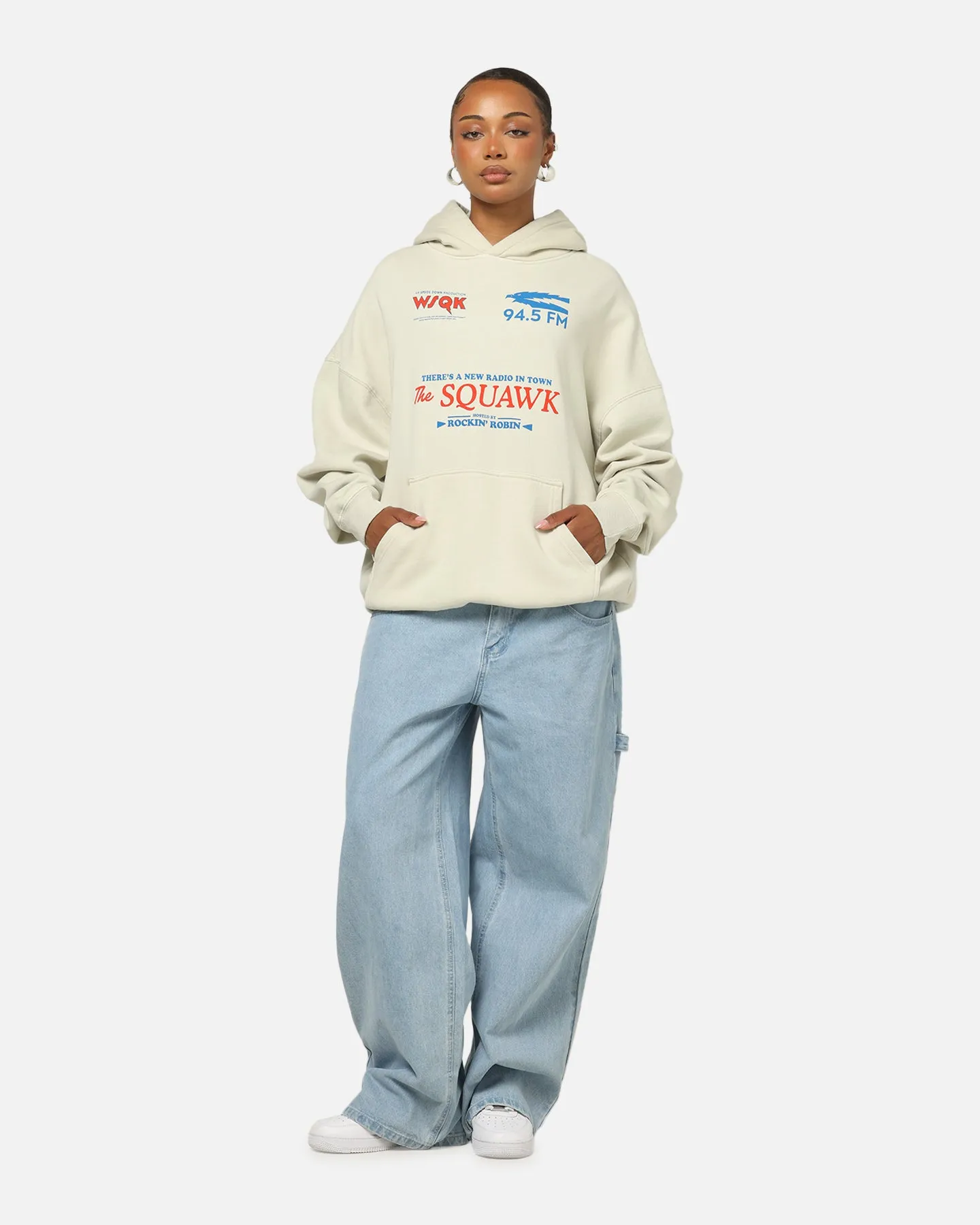 73Studio X Stranger Things WSQK Premium Hoodie Grey sold by Culture Kings product image thumbnail 3