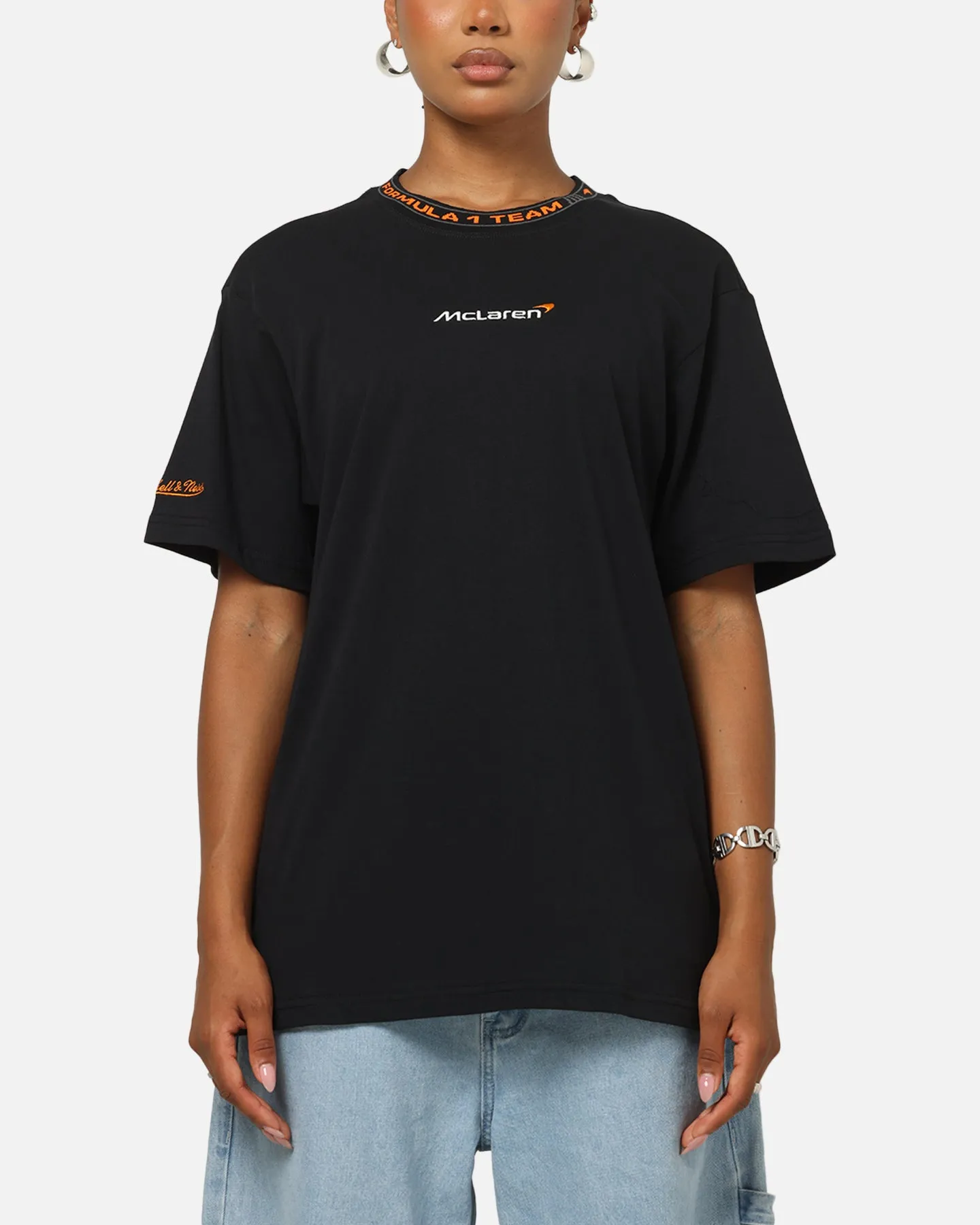 Mitchell & Ness X Mclaren Icon T-Shirt Faded Black sold by Culture Kings