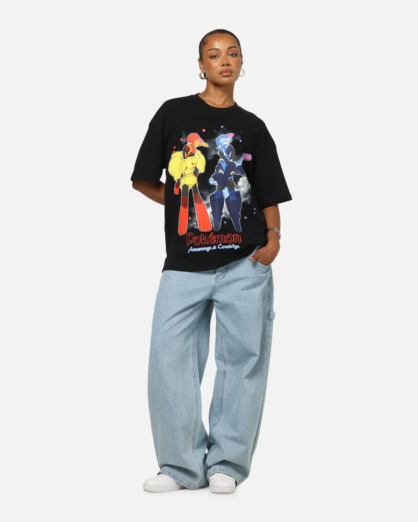 The Pokémon Collection By 73Studio Armarouge And Ceruledge T-Shirt Black sold by Culture Kings product image thumbnail 3