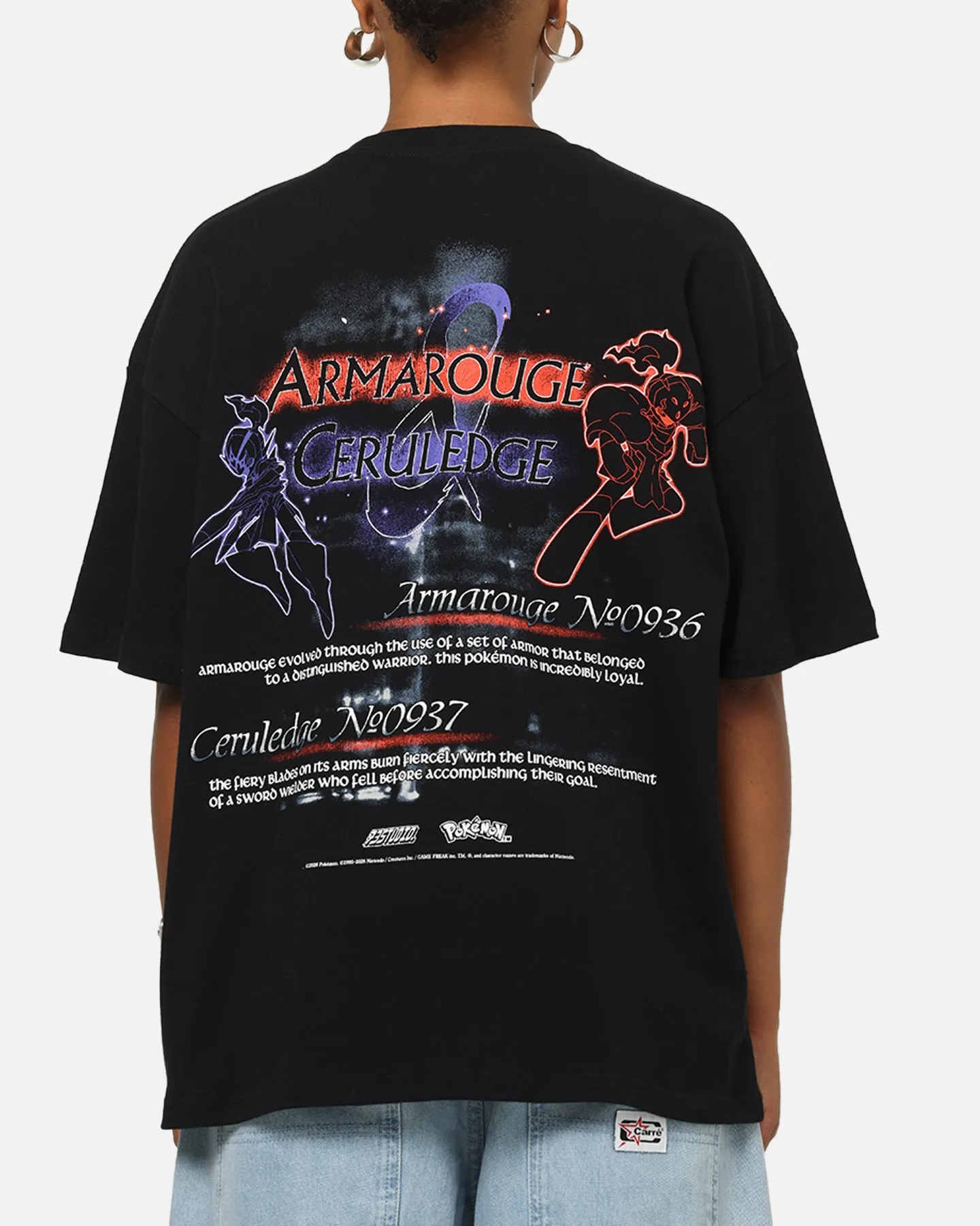 The Pokémon Collection By 73Studio Armarouge And Ceruledge T-Shirt Black sold by Culture Kings product image thumbnail 2
