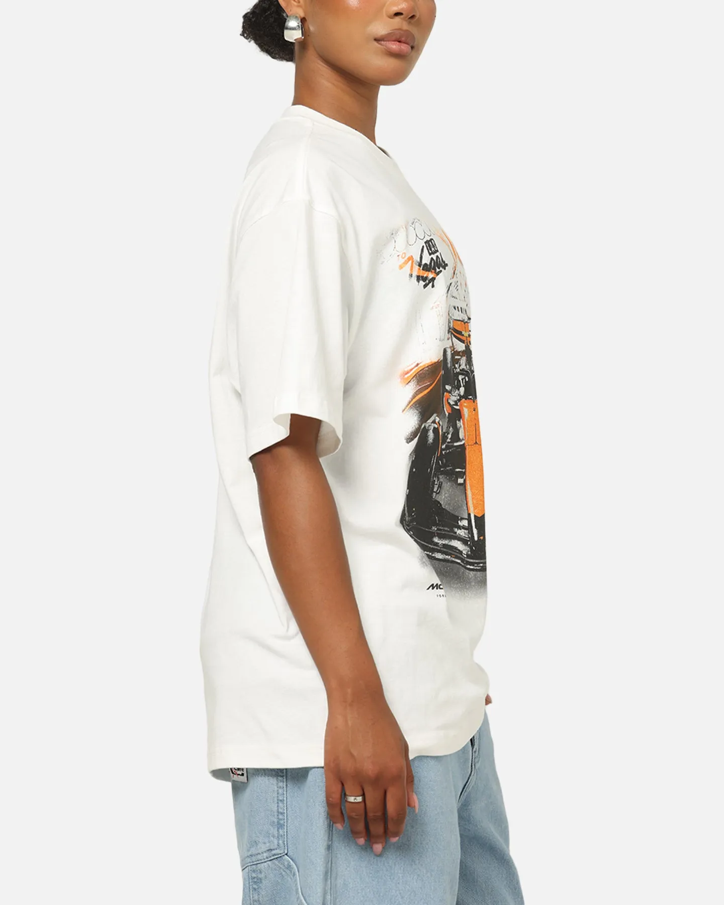 Mitchell & Ness X Mclaren Vegas 2025 T-Shirt Vintage White sold by Culture Kings product image thumbnail 4