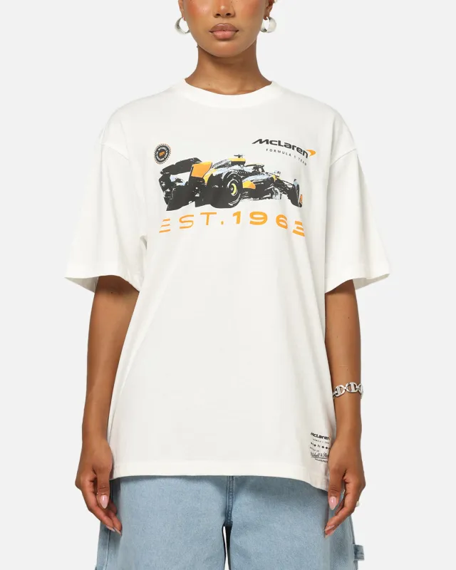 Mitchell & Ness X Mclaren Tailgate T-Shirt Vintage White made by Mitchell & Ness