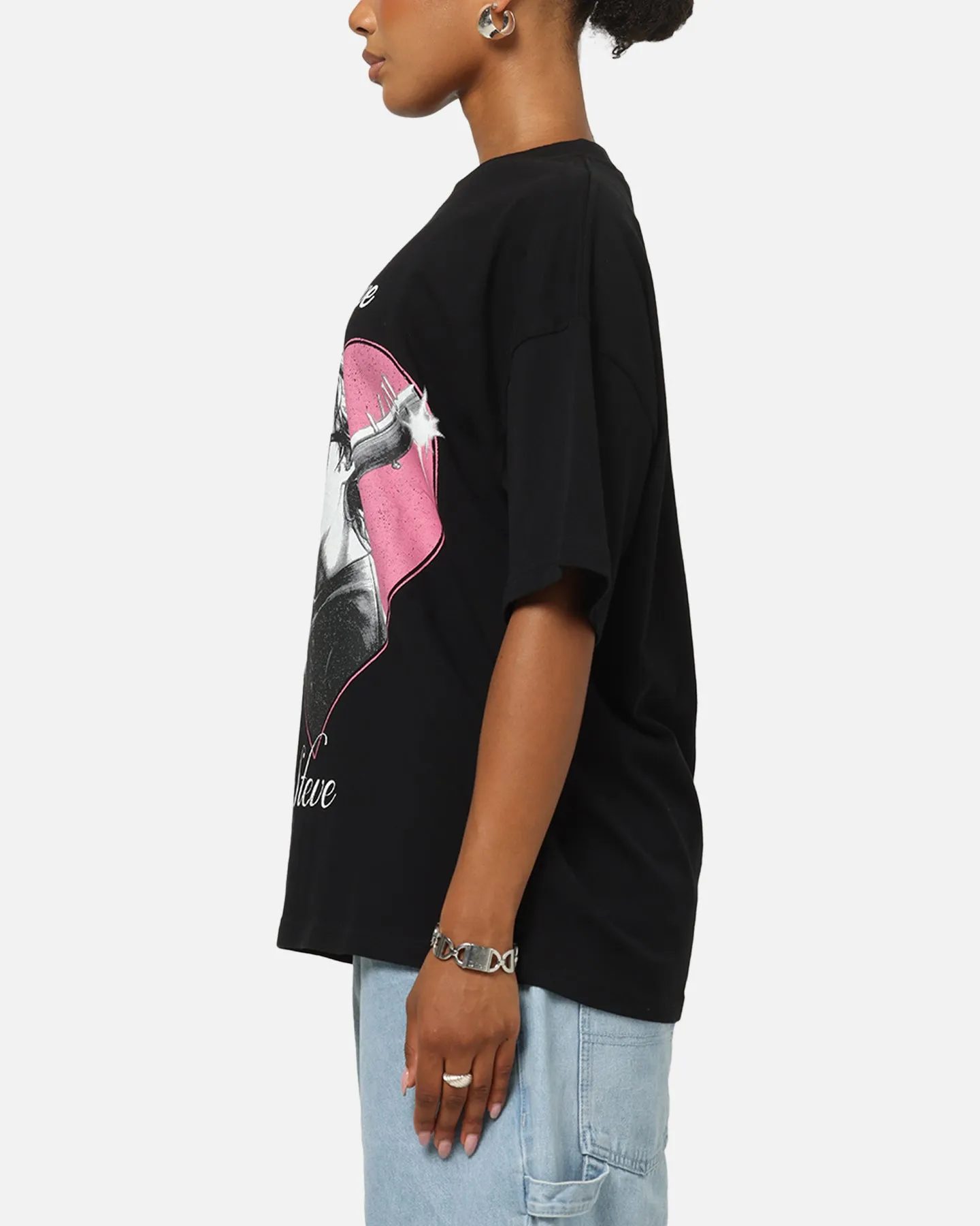 73Studio X Stranger Things I Love Steve Heavy T-Shirt Black sold by Culture Kings product image thumbnail 5