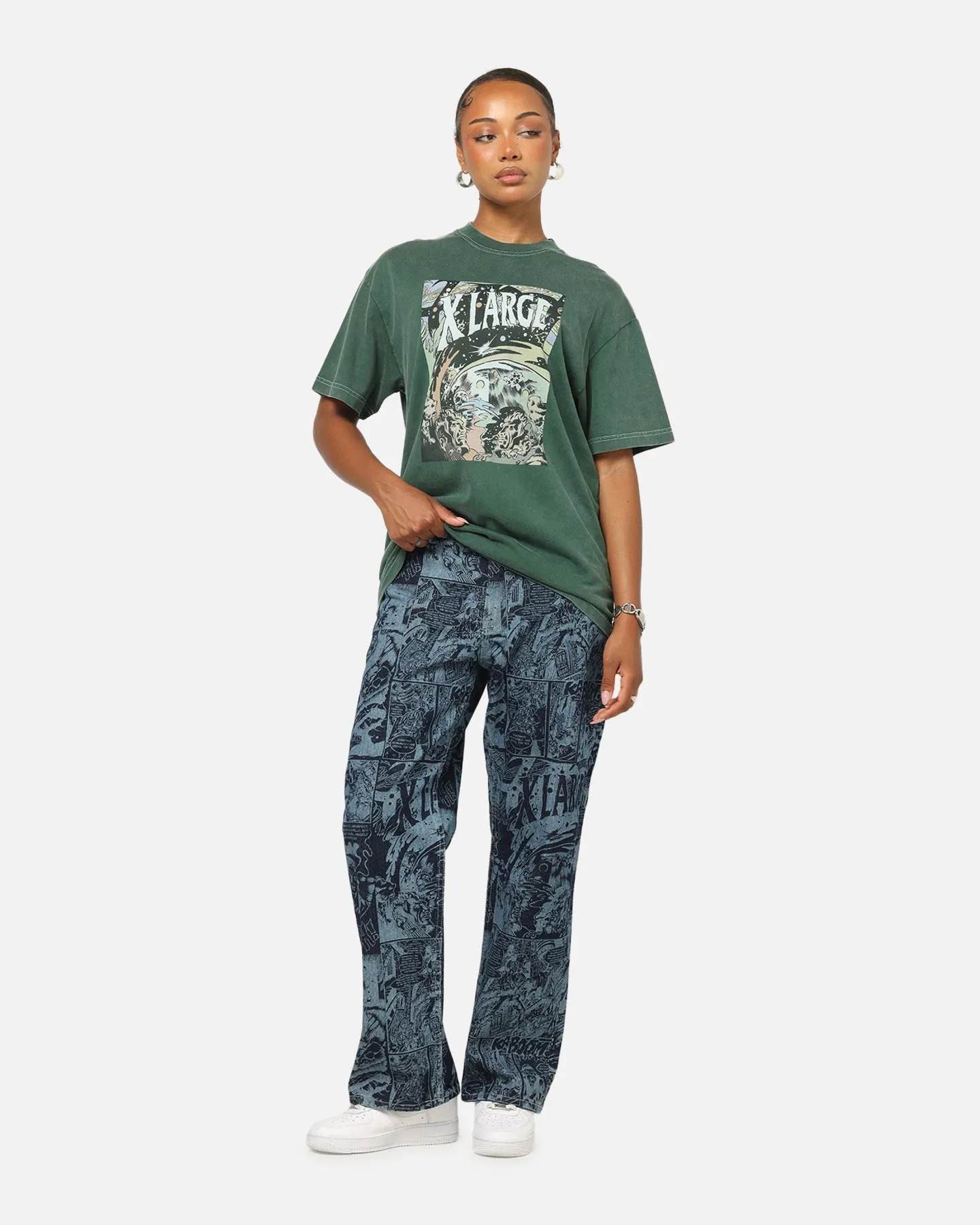 X-Large Comic T-Shirt Green sold by Culture Kings product image thumbnail 2