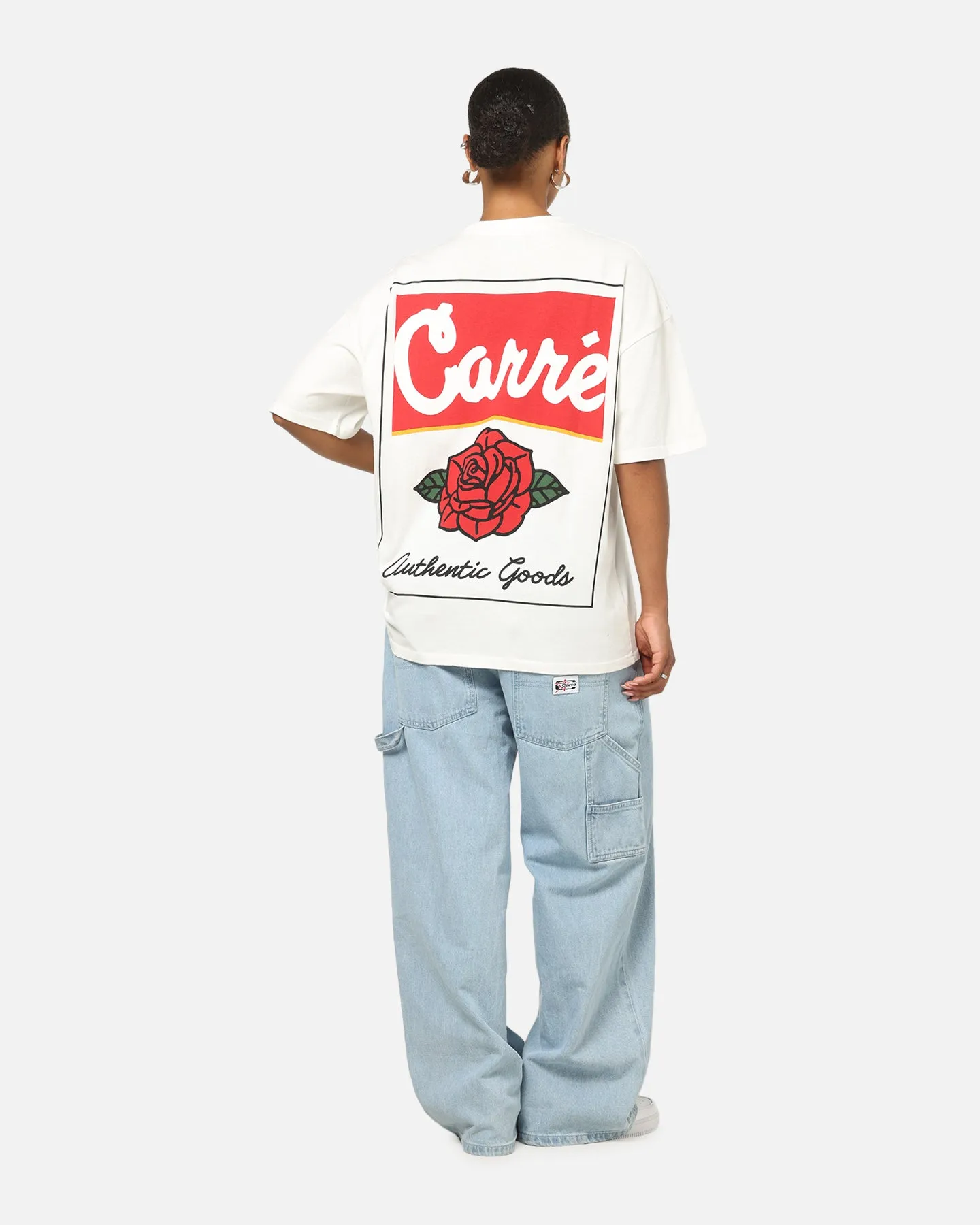 Carre Rose Box T-Shirt Off White sold by Culture Kings product image thumbnail 3