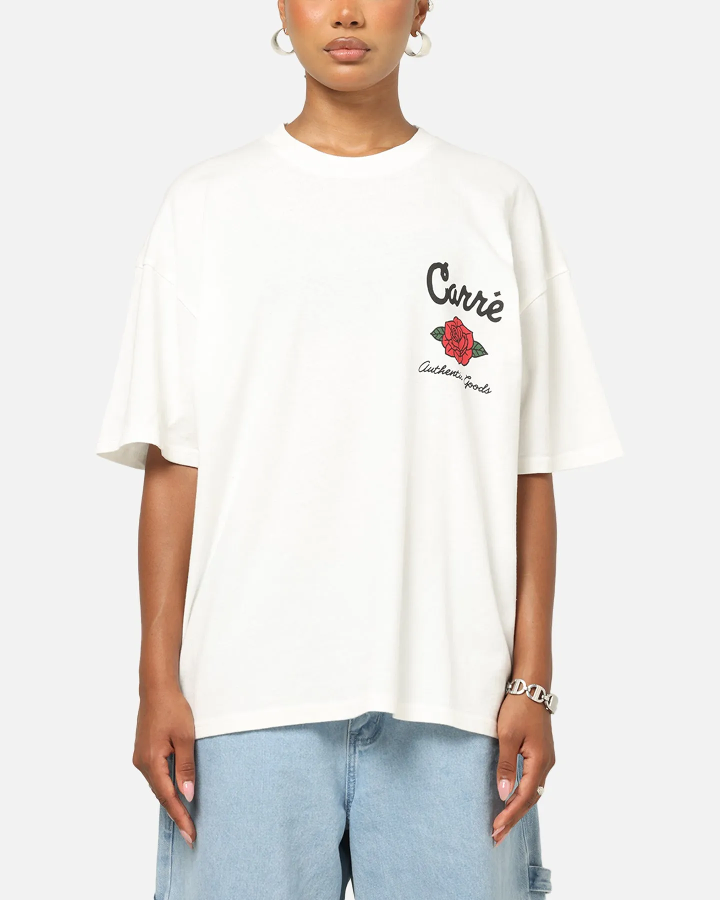 Carre Rose Box T-Shirt Off White sold by Culture Kings product image thumbnail 2