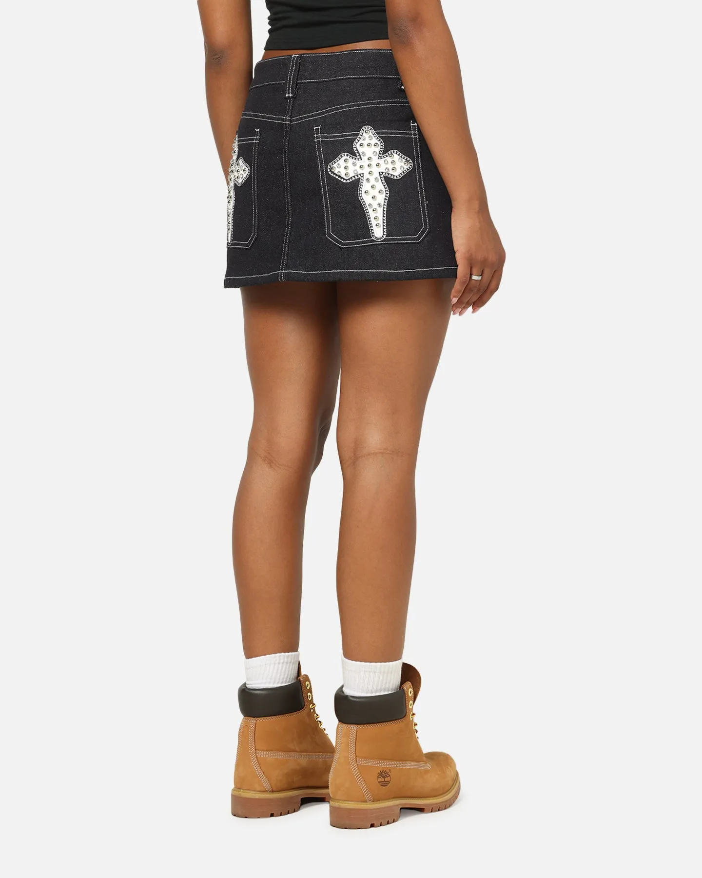 Ed Hardy Women's Steller Mini Skirt Mid Blue sold by Culture Kings