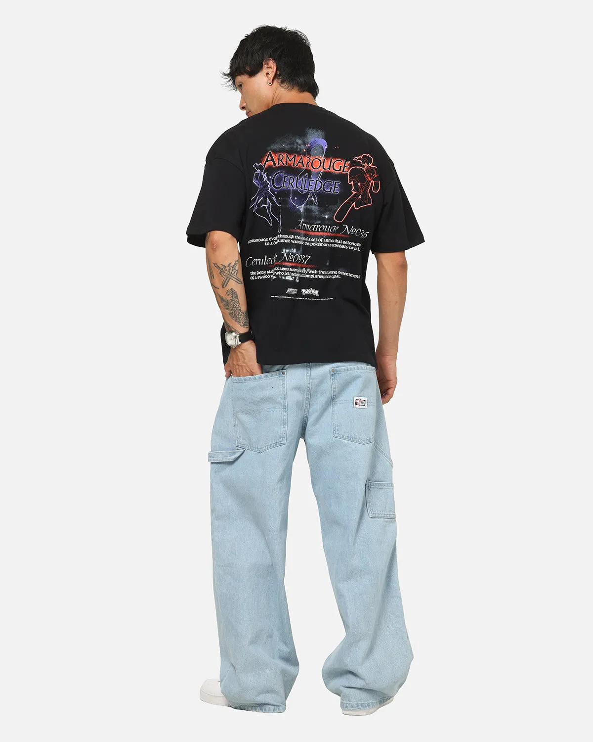 The Pokémon Collection By 73Studio Armarouge And Ceruledge T-Shirt Black sold by Culture Kings product image thumbnail 4