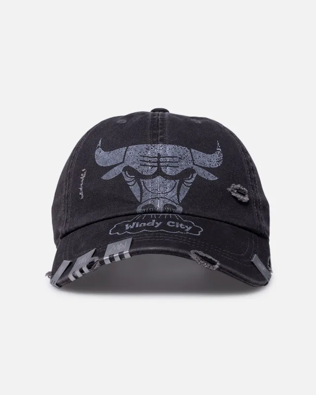 Mitchell & Ness Chicago Bulls 'It's Over' Dad Fit Strapback Black sold by Culture Kings