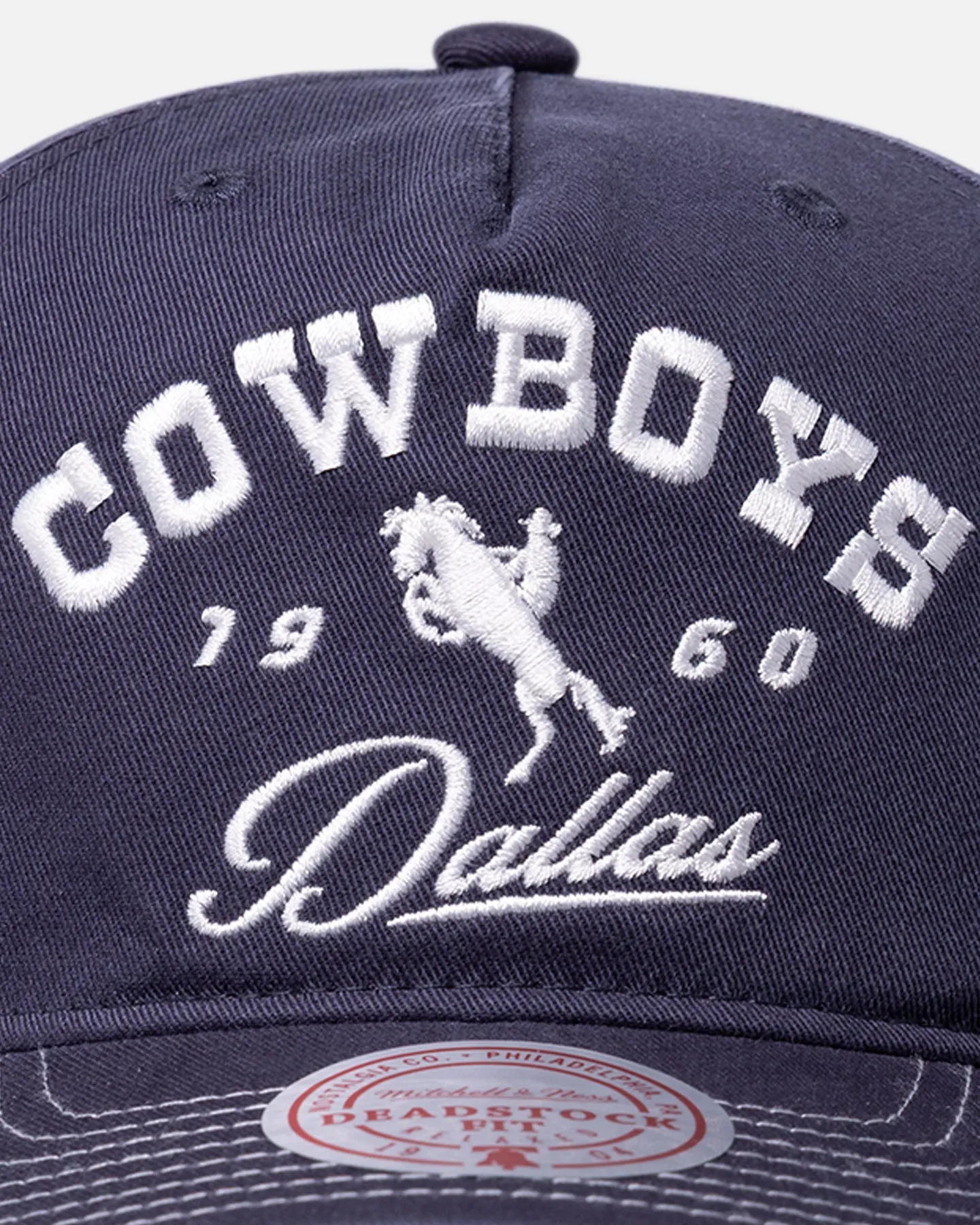 Mitchell & Ness Dallas Cowboys 'Americas Team' Deadstock Snapback Navy sold by Culture Kings product image thumbnail 5