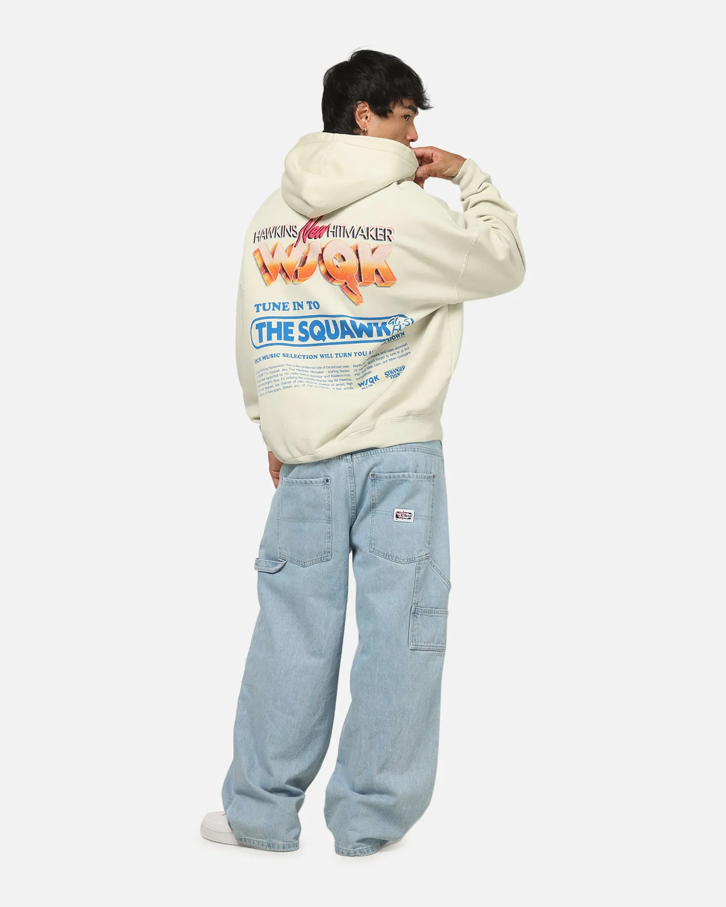 73Studio X Stranger Things WSQK Premium Hoodie Grey sold by Culture Kings product image thumbnail 4