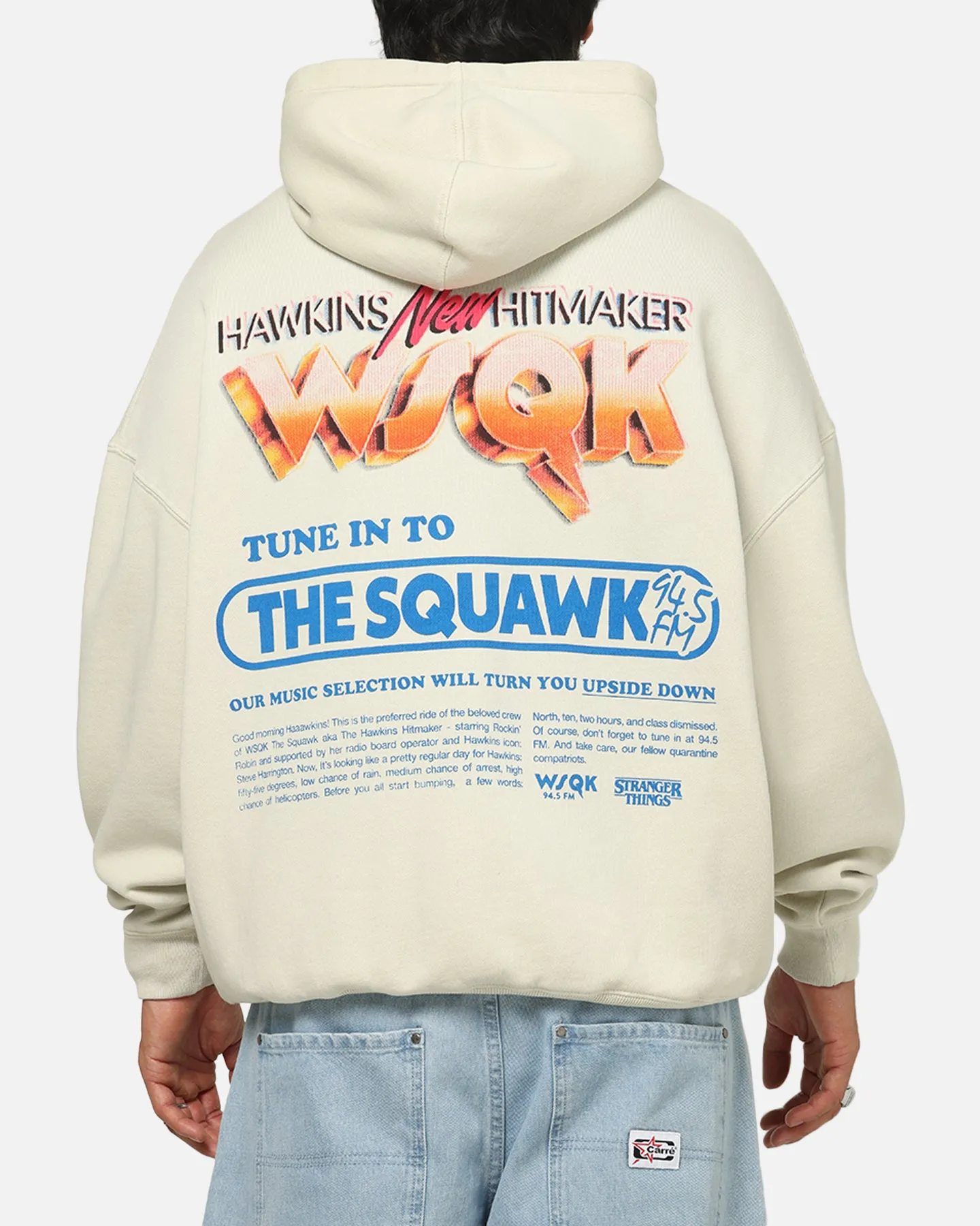 73Studio X Stranger Things WSQK Premium Hoodie Grey sold by Culture Kings product image thumbnail 2