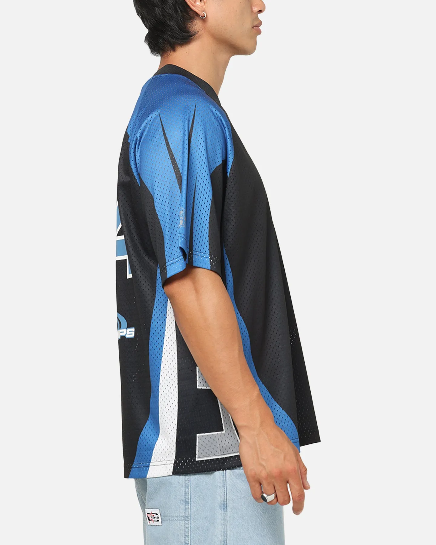 Mitchell & Ness Detroit Lions Warehouse Rave Jersey Black/Blue/White sold by Culture Kings product image thumbnail 5