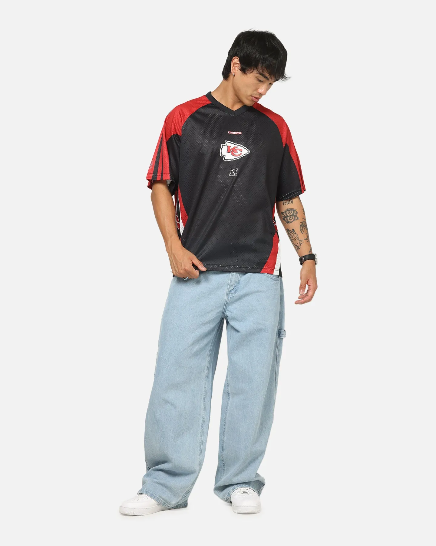 Mitchell & Ness Kansas City Chiefs Warehouse Rave Jersey Black/Red/White sold by Culture Kings product image thumbnail 4
