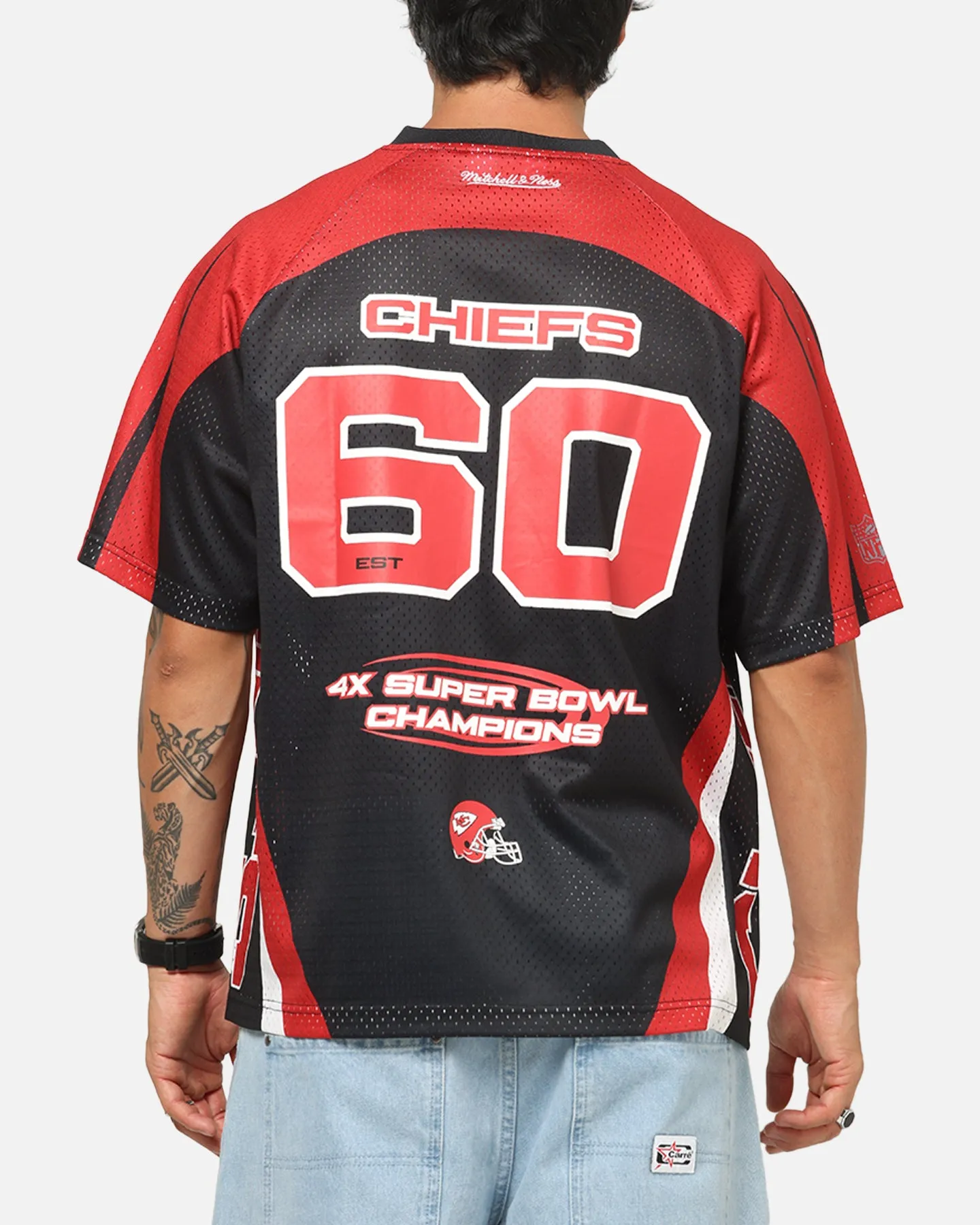 Mitchell & Ness Kansas City Chiefs Warehouse Rave Jersey Black/Red/White sold by Culture Kings