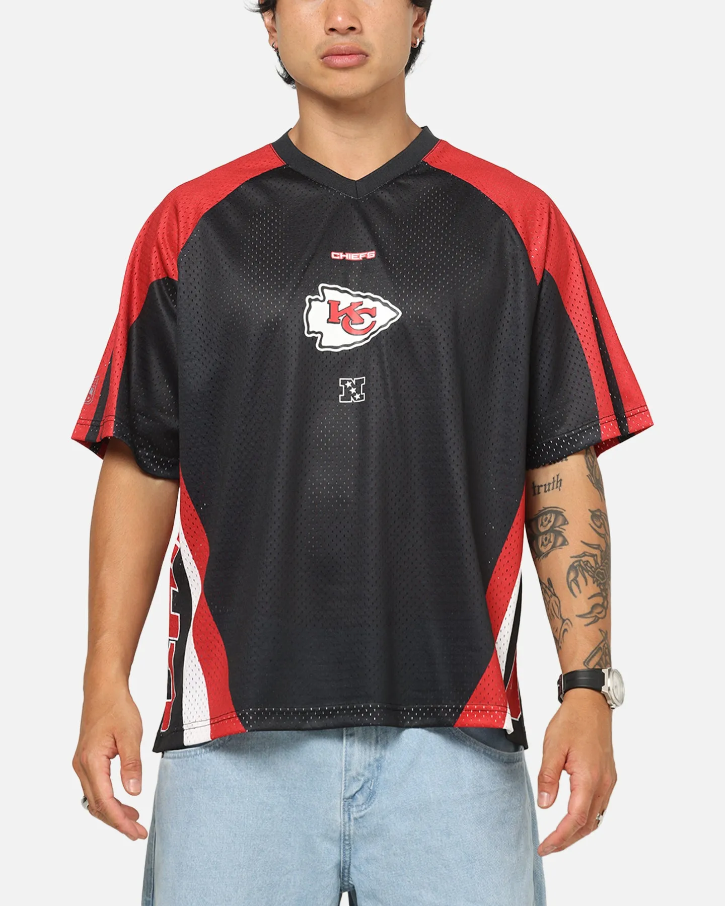 Mitchell & Ness Kansas City Chiefs Warehouse Rave Jersey Black/Red/White sold by Culture Kings product image thumbnail 2