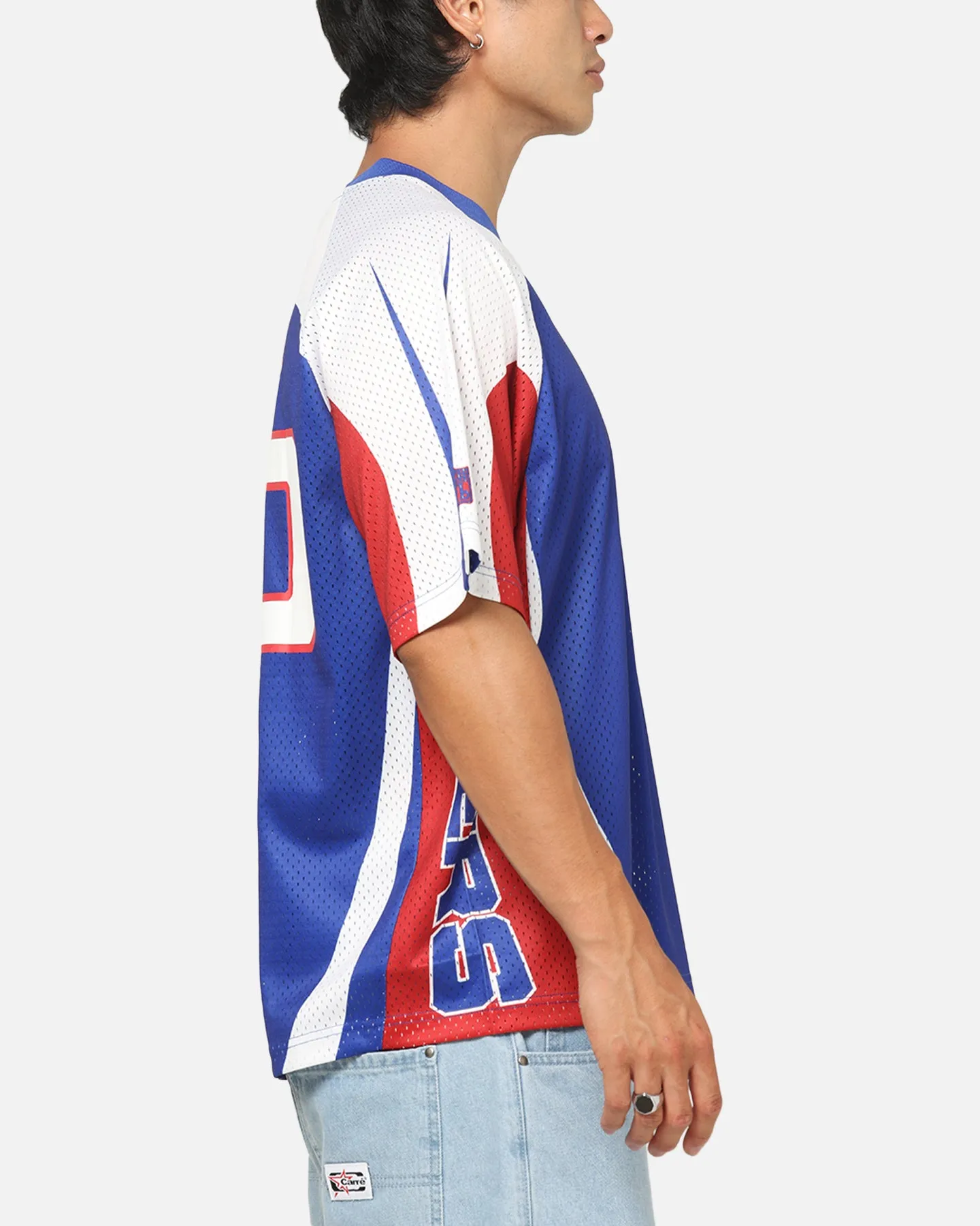 Mitchell & Ness Buffalo Bills Warehouse Rave Jersey White/Blue/Red sold by Culture Kings product image thumbnail 5