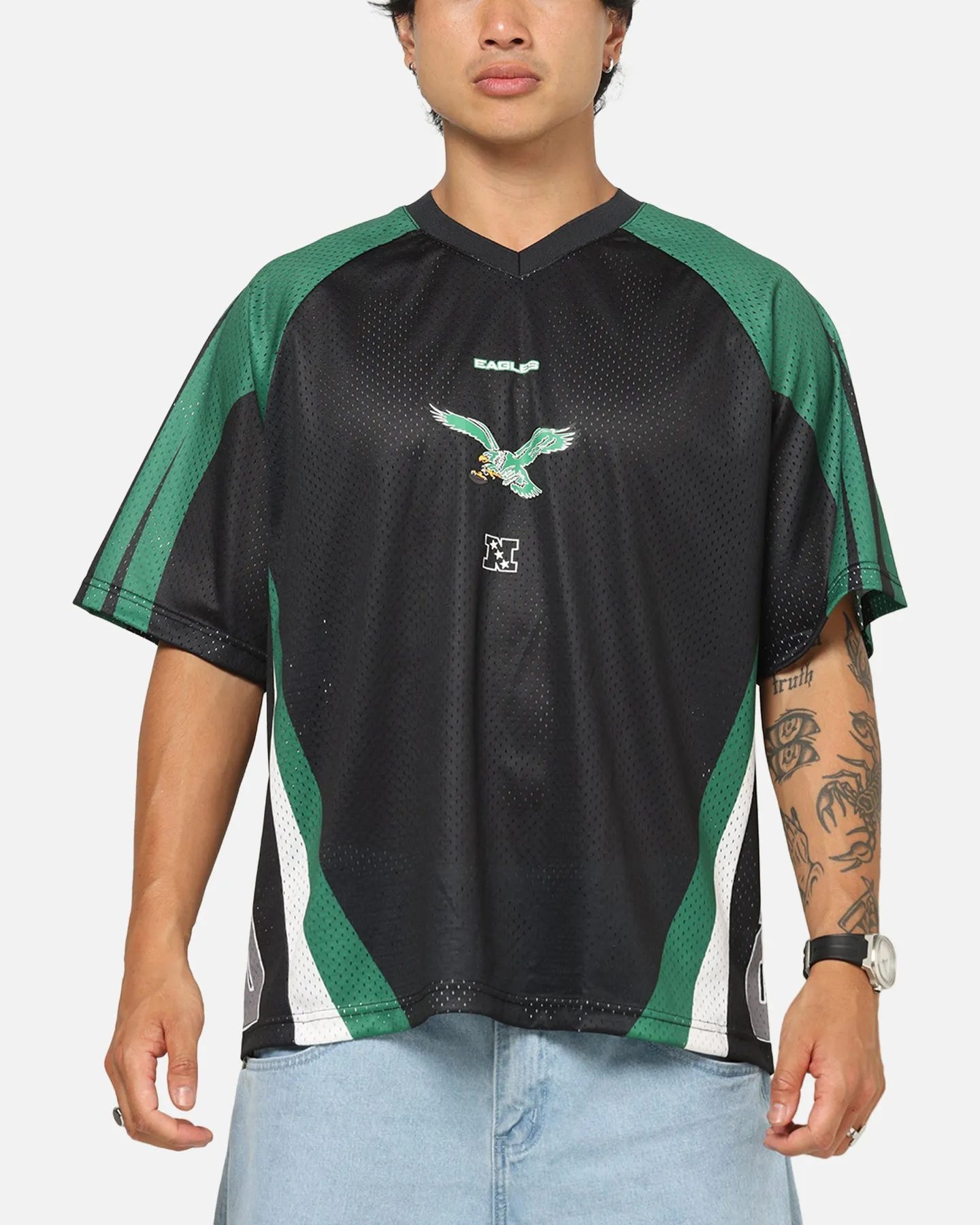 Mitchell & Ness Philadelphia Eagles Warehouse Rave Jersey Black/Green sold by Culture Kings product image thumbnail 2