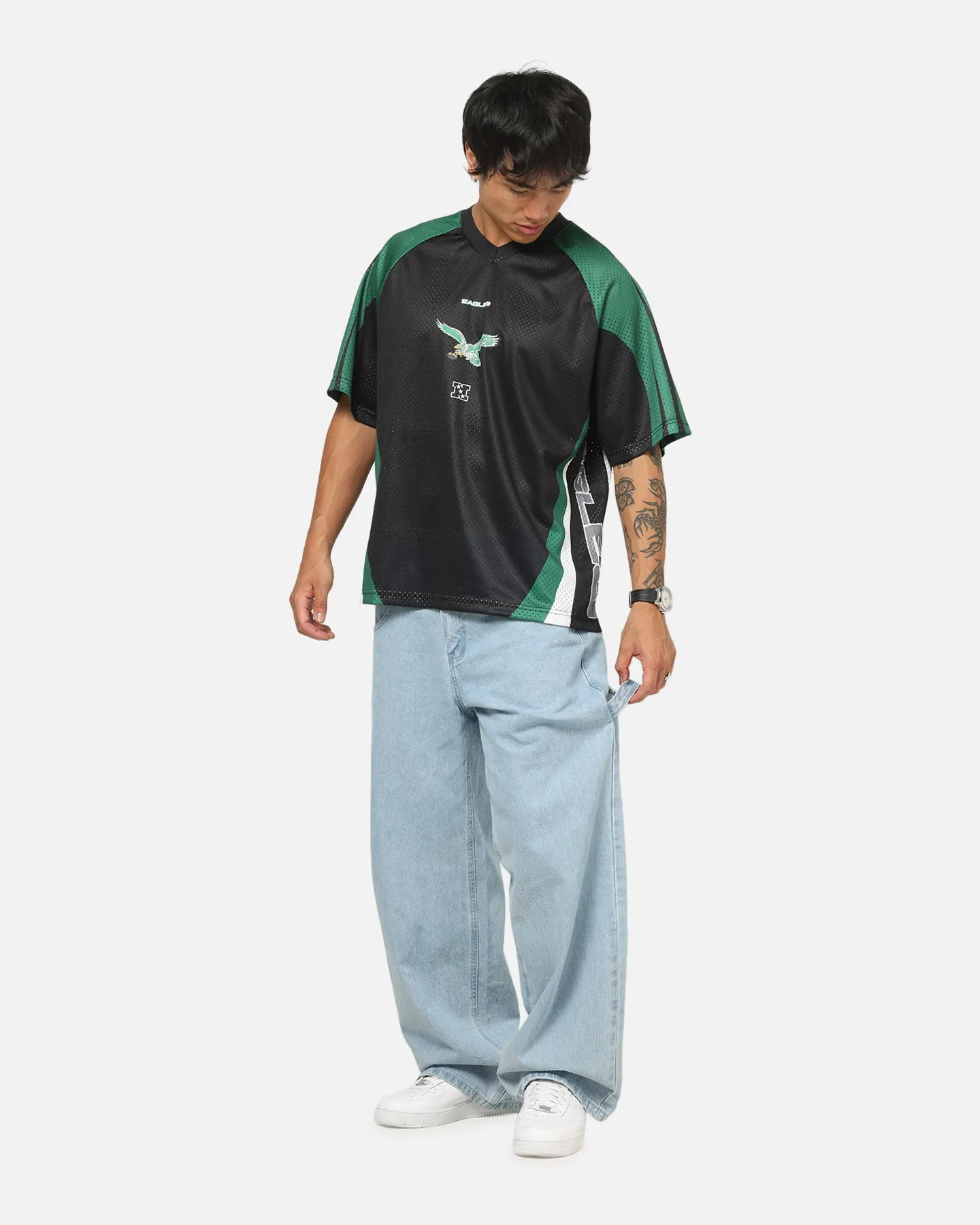 Mitchell & Ness Philadelphia Eagles Warehouse Rave Jersey Black/Green sold by Culture Kings product image thumbnail 3