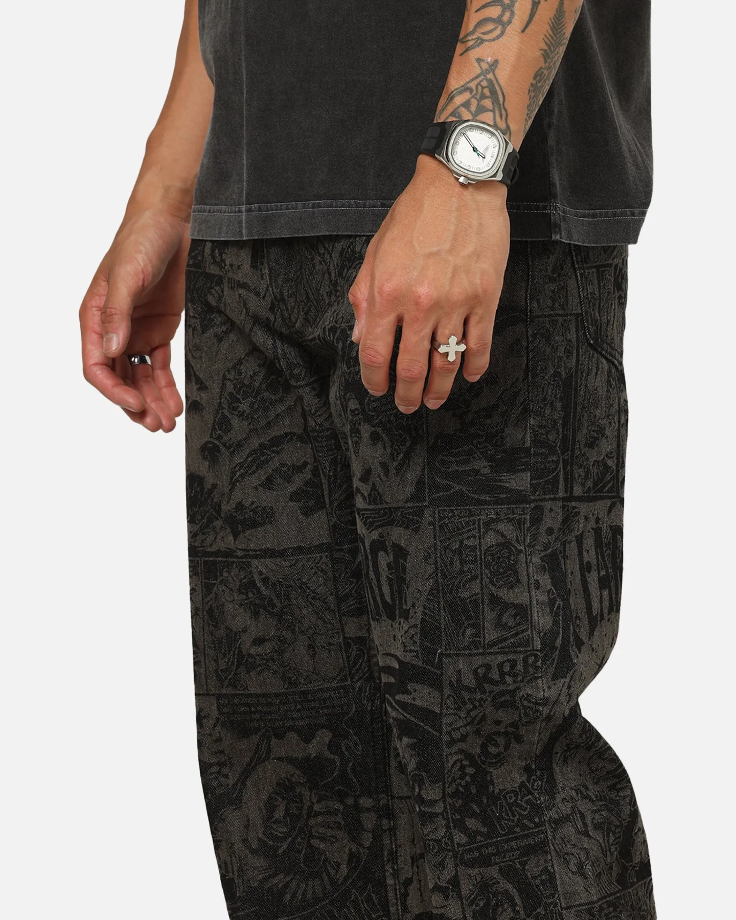 X-Large Comic Denim Pants Black sold by Culture Kings product image thumbnail 3
