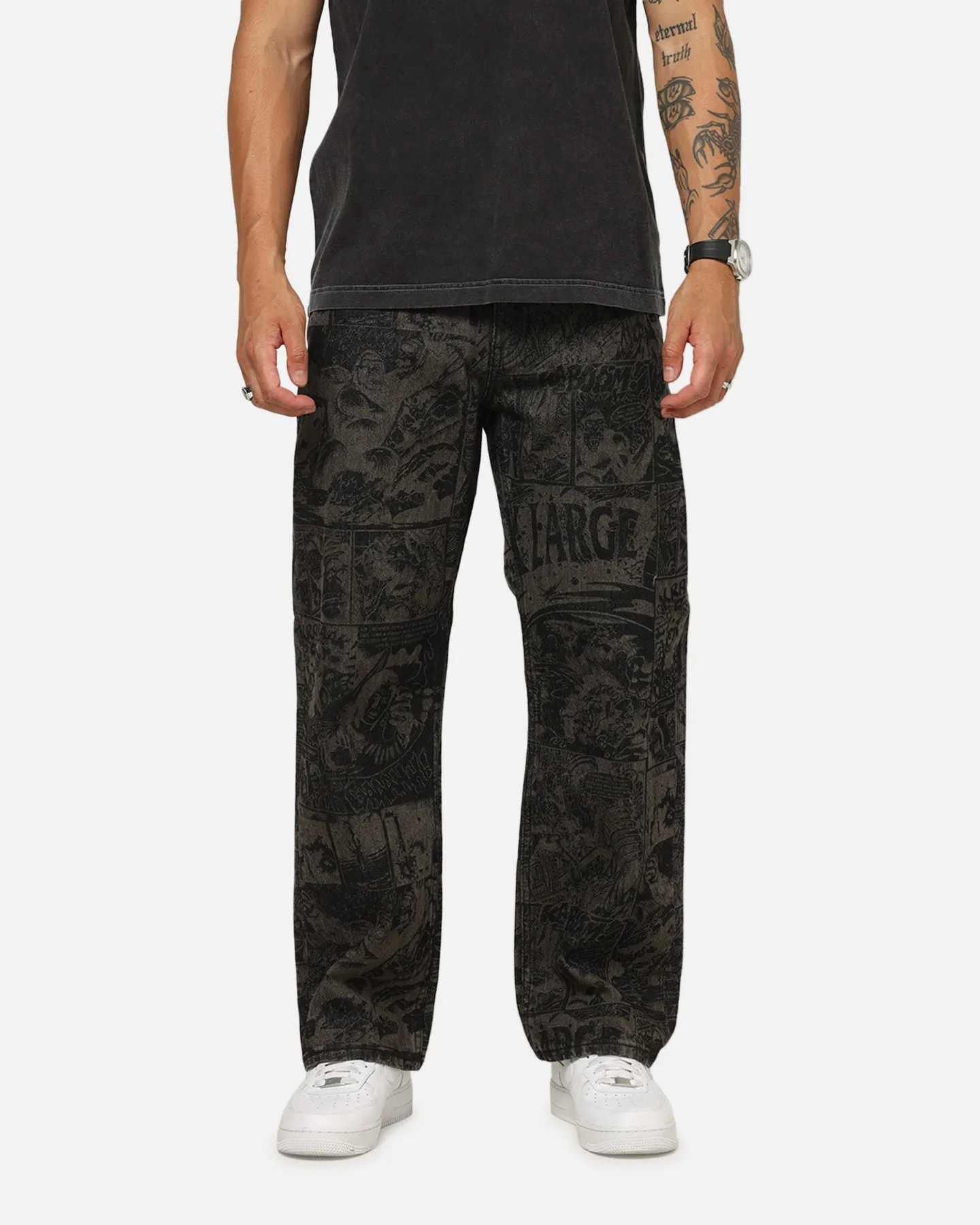 X-Large Comic Denim Pants Black sold by Culture Kings