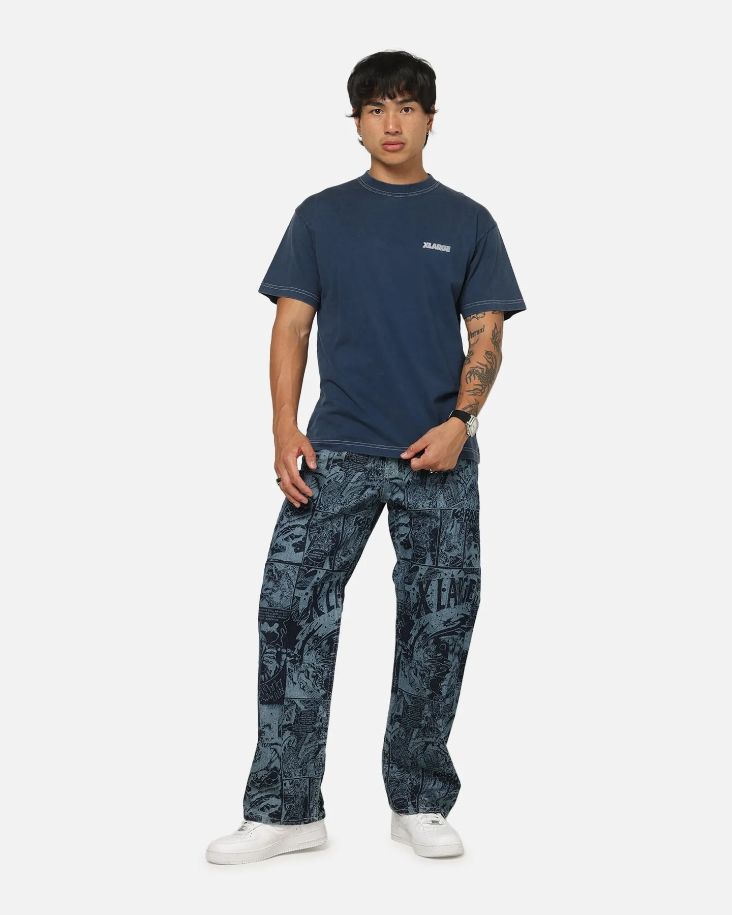 X-Large Comic II T-Shirt Navy sold by Culture Kings product image thumbnail 4