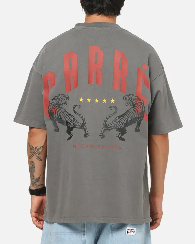 Carre Tiger Glow T-Shirt Washed Charcoal sold by Culture Kings