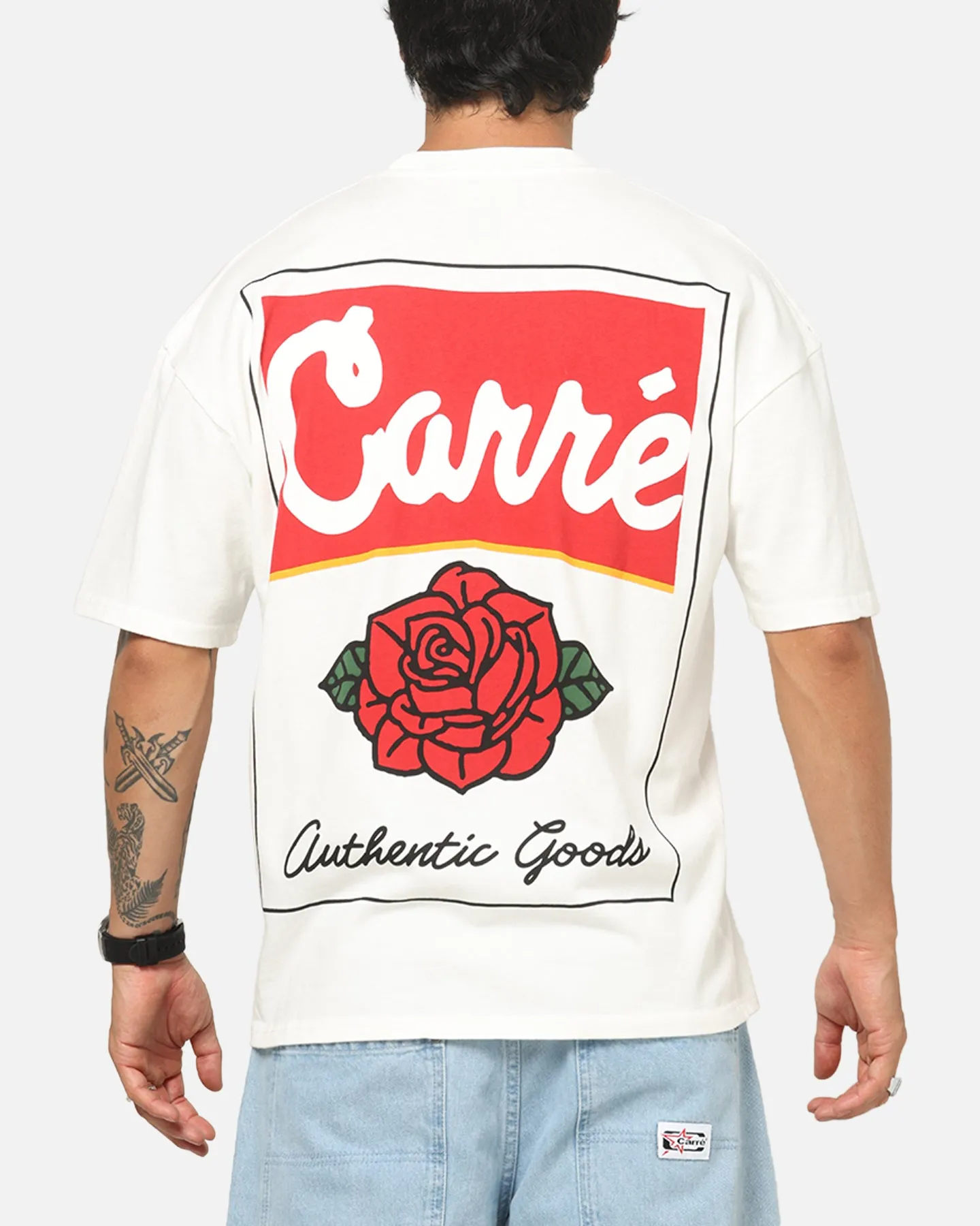 Carre Rose Box T-Shirt Off White sold by Culture Kings