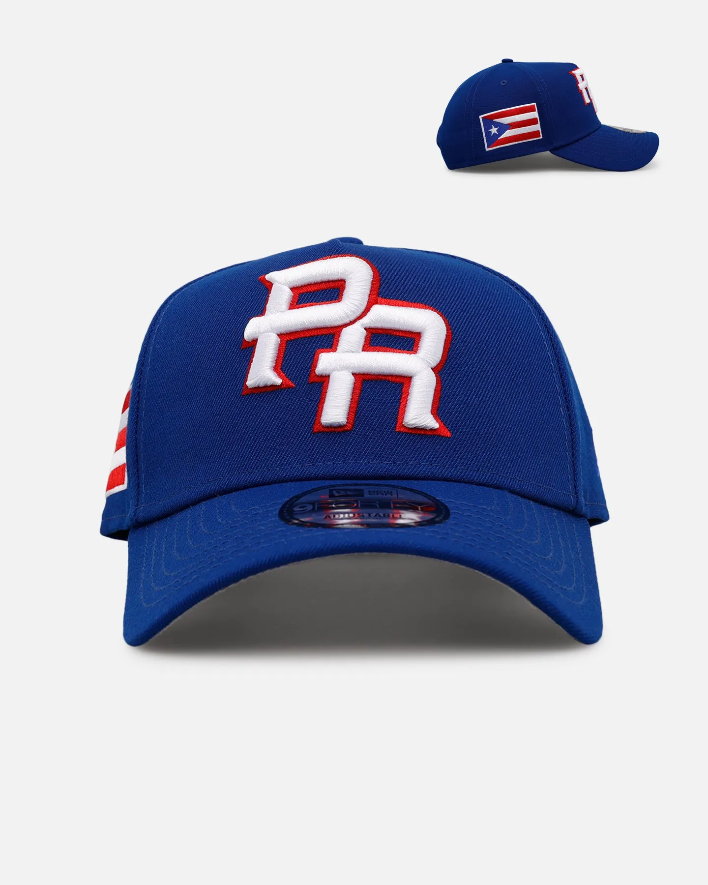 New Era Puerto Rico 'World Baseball Classic' 9FORTY A-Frame Snapback Official Team Color sold by Culture Kings