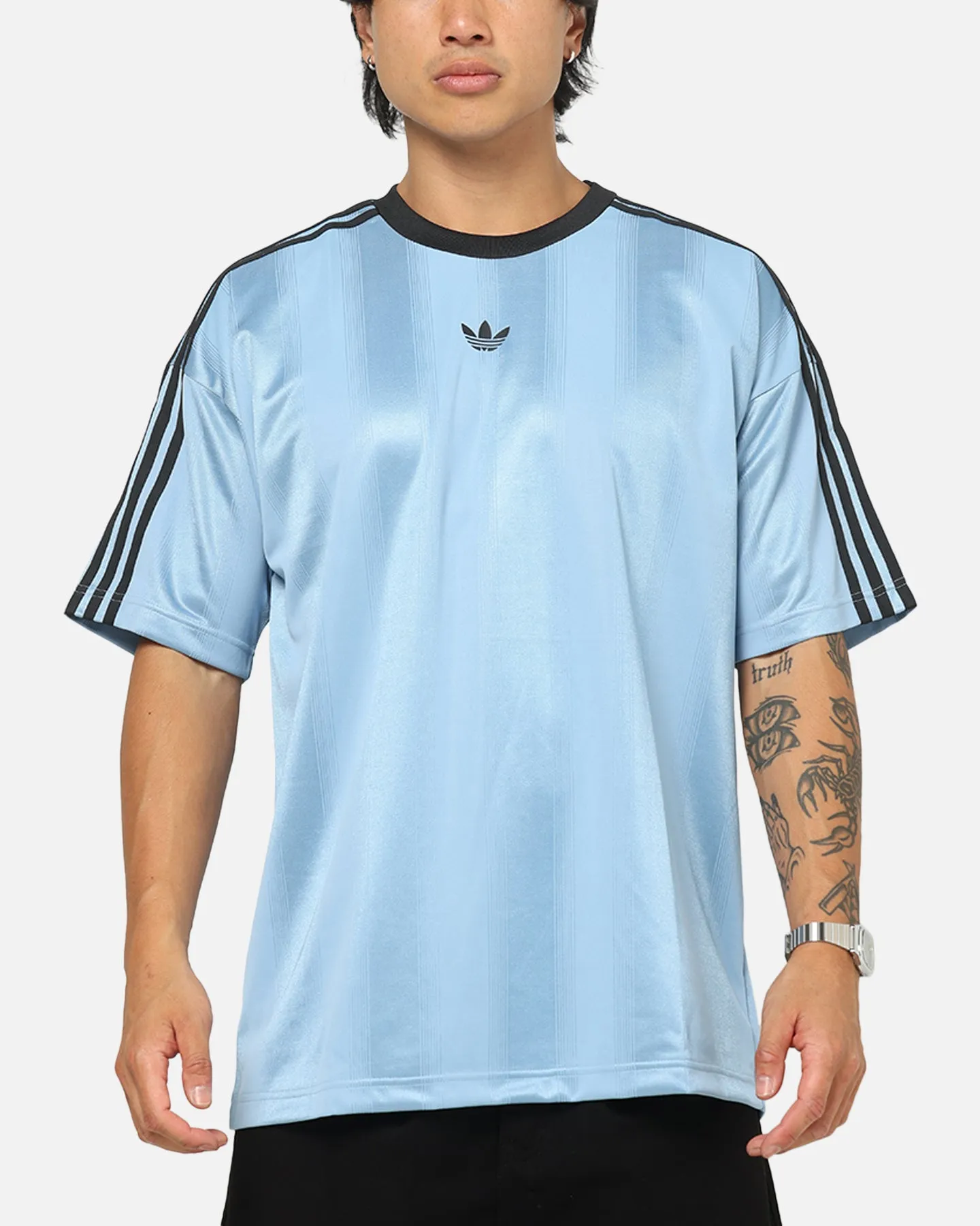 Adidas Jacquard Jersey Ash Blue sold by Culture Kings