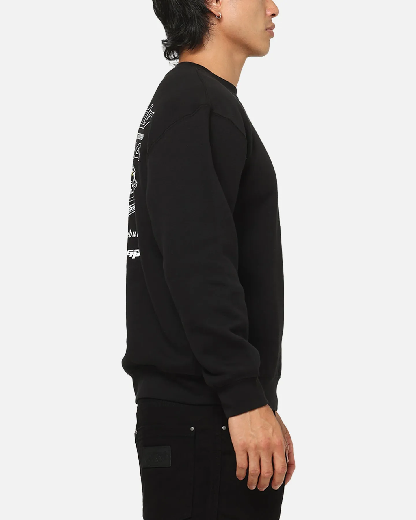 Huf X Greddy Retro Mod Crewneck Black sold by Culture Kings product image thumbnail 5