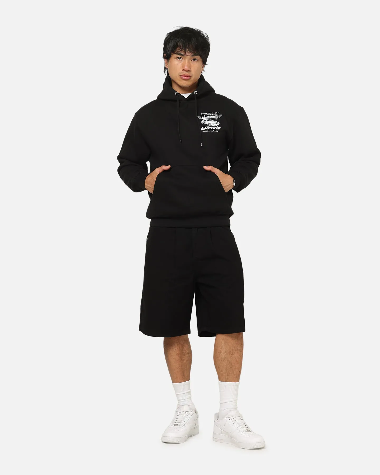 Huf X Greddy Body Works Hoodie Black sold by Culture Kings product image thumbnail 4