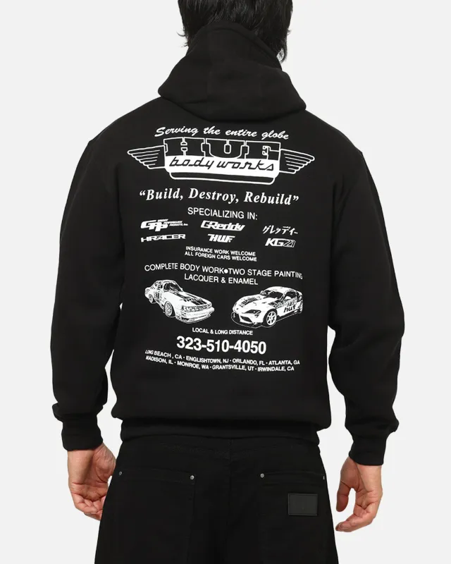 Huf X Greddy Body Works Hoodie Black sold by Culture Kings