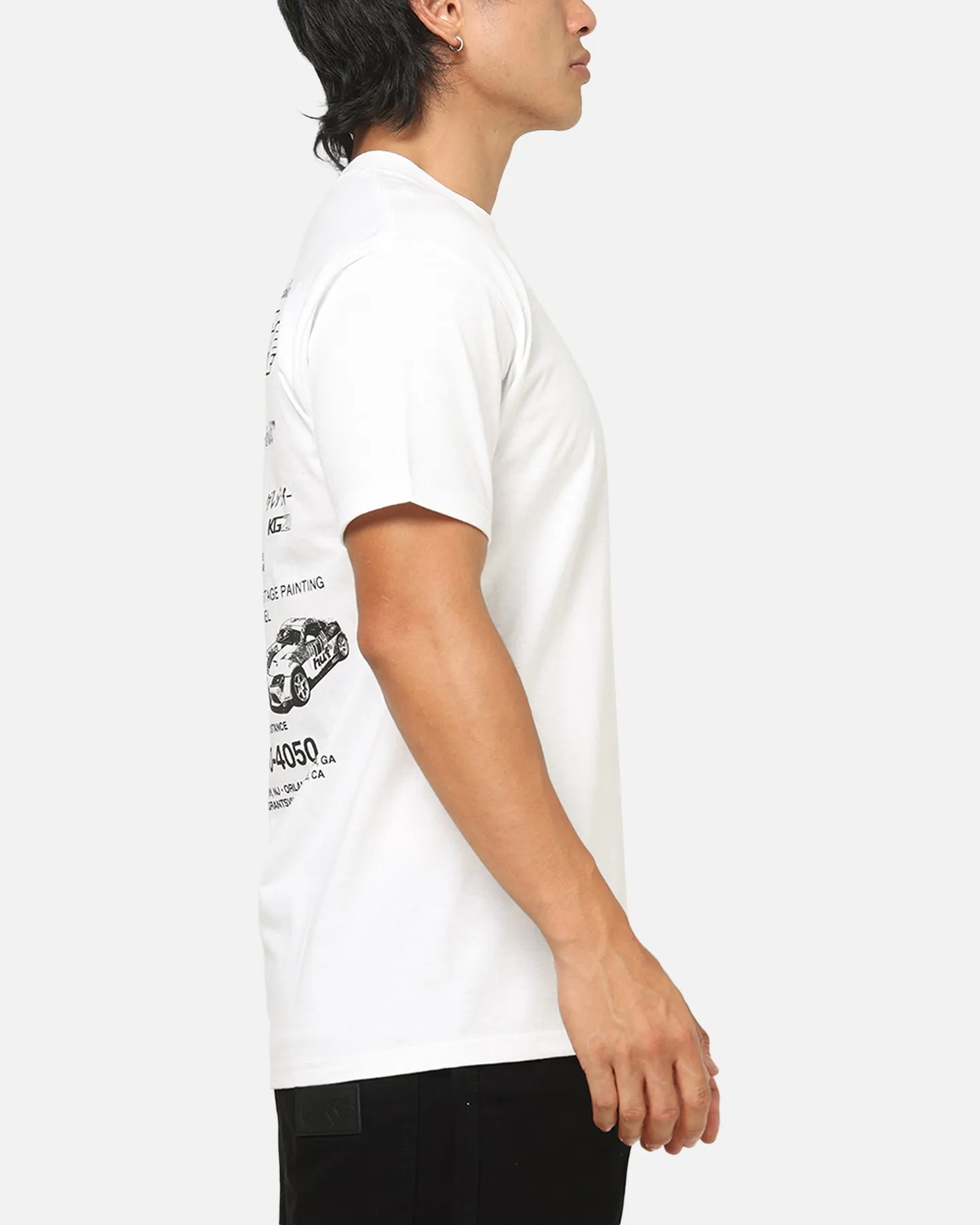 Huf X Greddy Body Works T-Shirt White sold by Culture Kings product image thumbnail 5