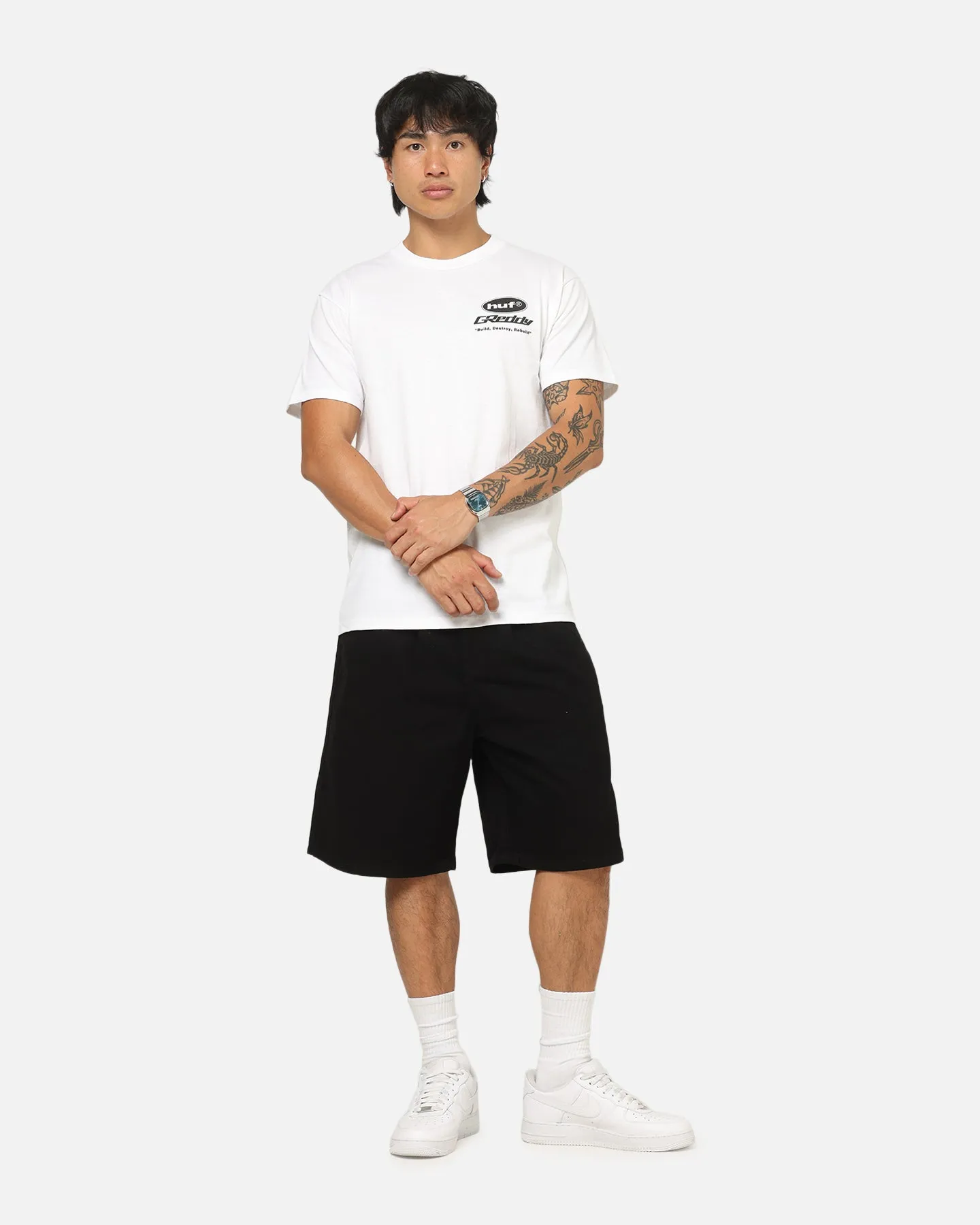 Huf X Greddy Parts T-Shirt White sold by Culture Kings product image thumbnail 4
