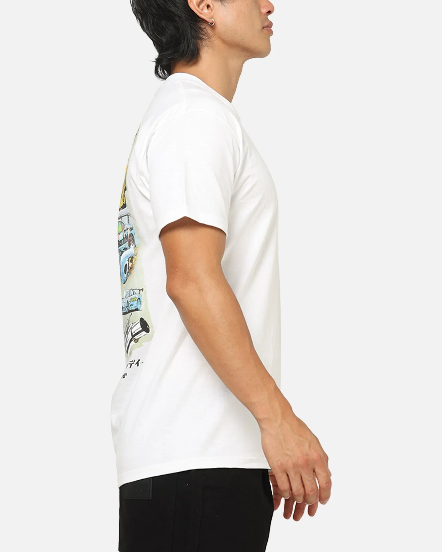 Huf X Greddy Parts T-Shirt White sold by Culture Kings product image thumbnail 5