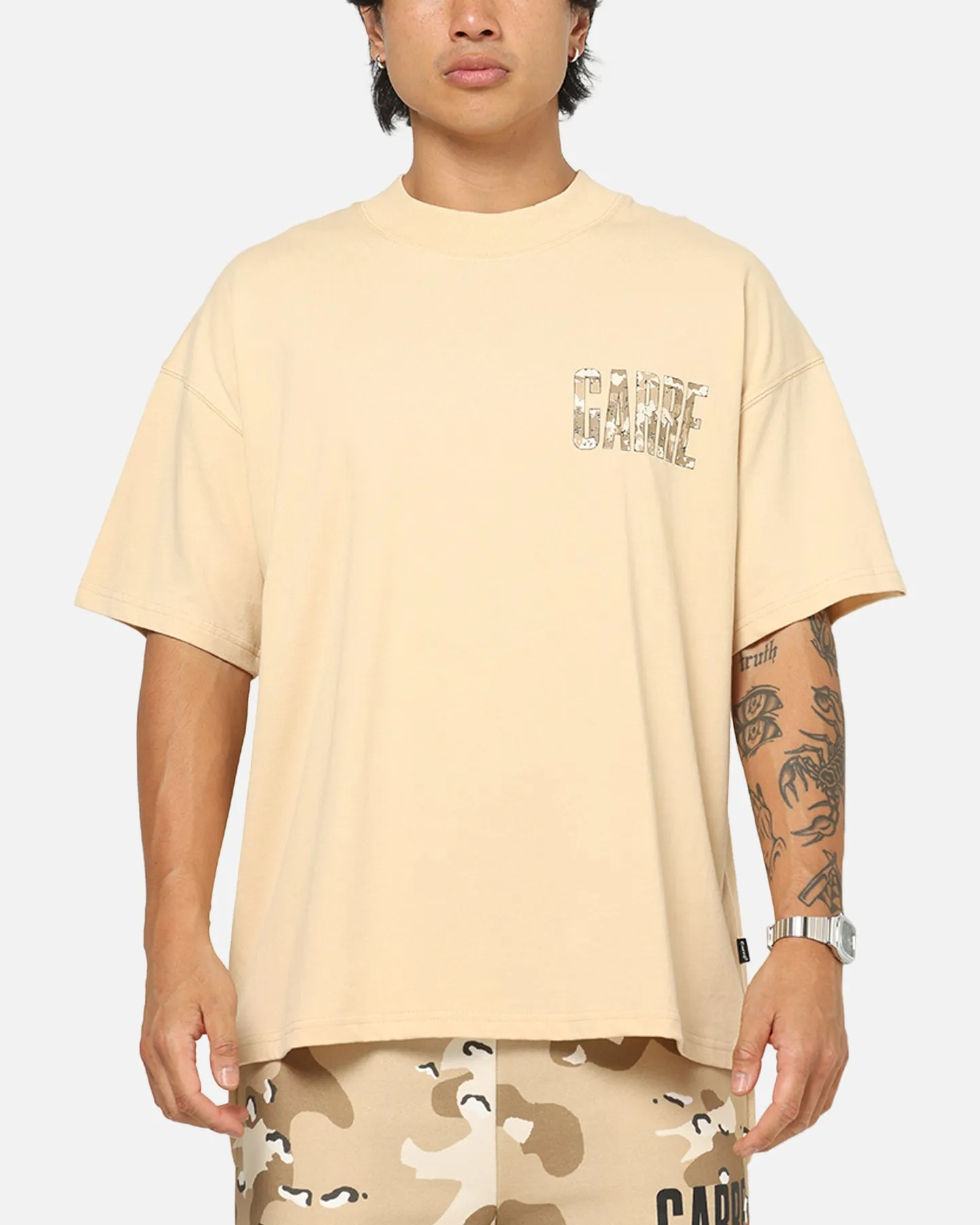 Carre Premium Essentials T-Shirt Stone sold by Culture Kings product image thumbnail 2