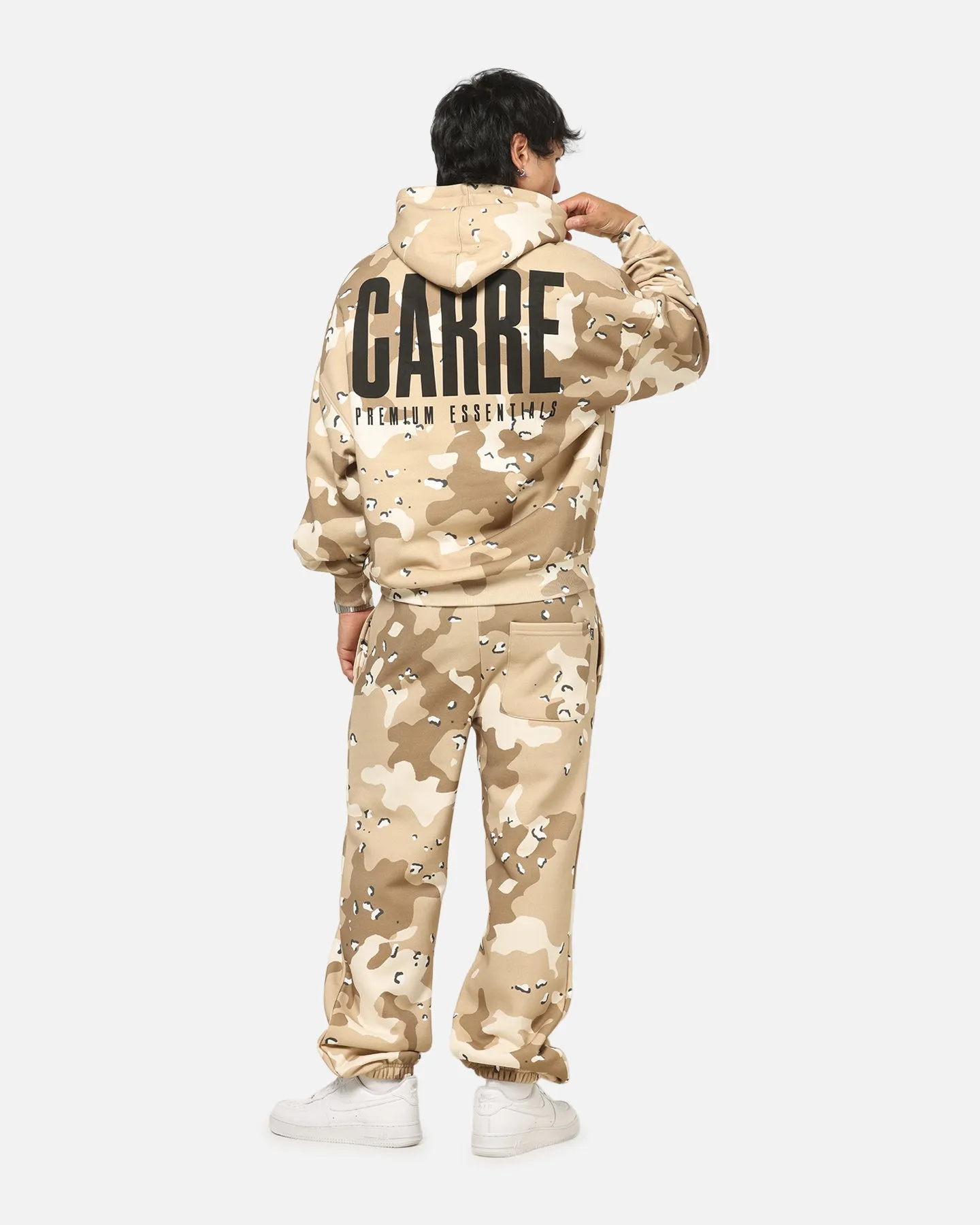 Carre Premium Essentials Hoodie Brown Camo sold by Culture Kings product image thumbnail 4