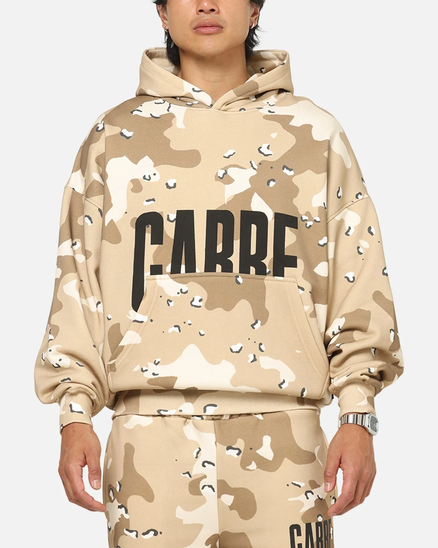 Carre Premium Essentials Hoodie Brown Camo sold by Culture Kings