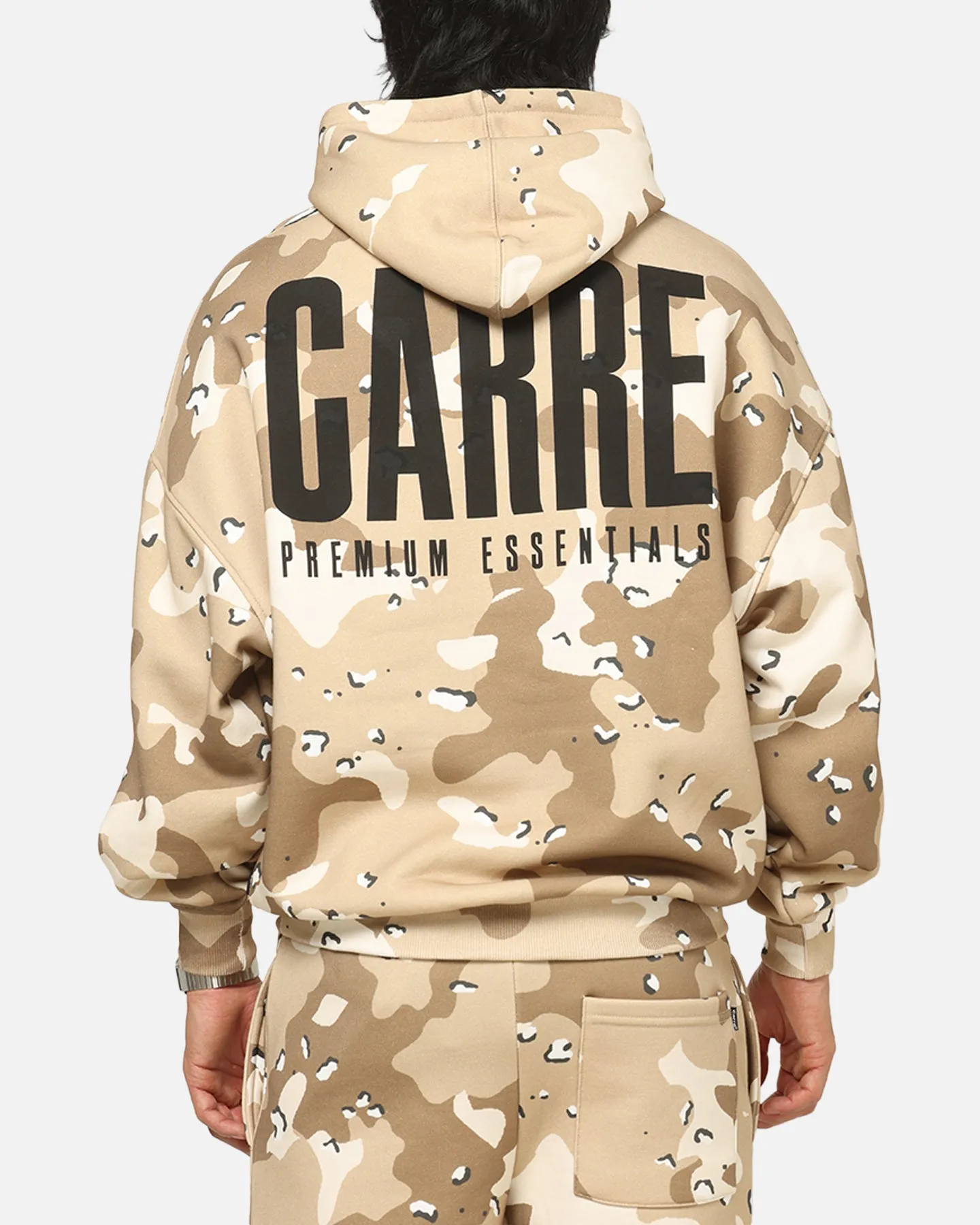 Carre Premium Essentials Hoodie Brown Camo sold by Culture Kings product image thumbnail 2