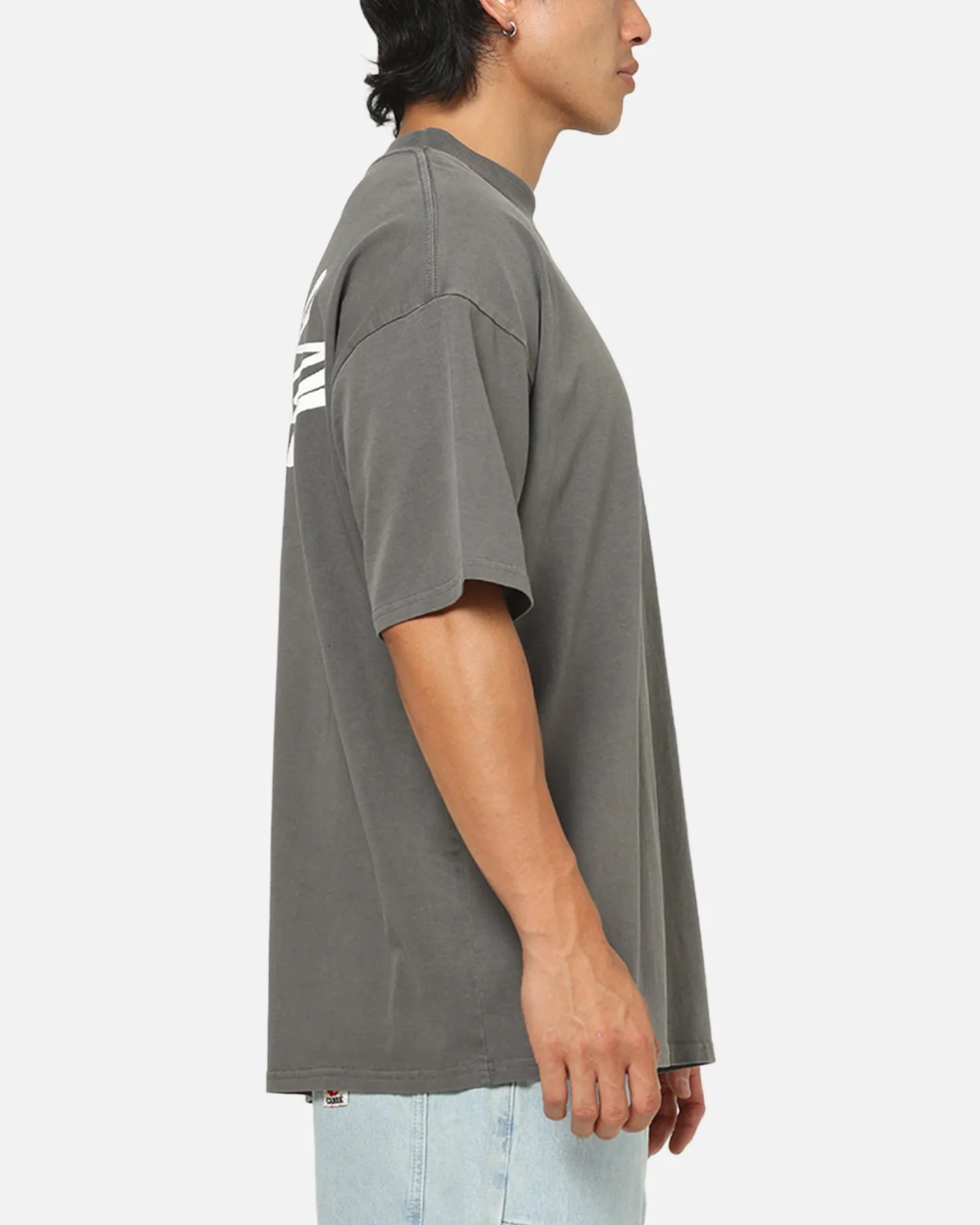 Carre Tag Mock Neck T-Shirt Black Acidwash sold by Culture Kings product image thumbnail 5