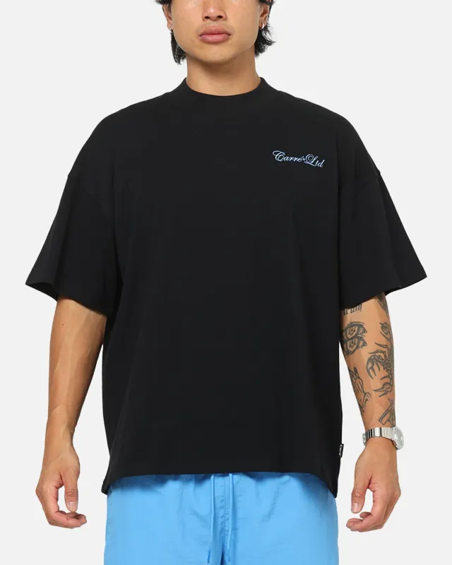 Carre Side Script Oversized T-Shirt Black/Blue sold by Culture Kings