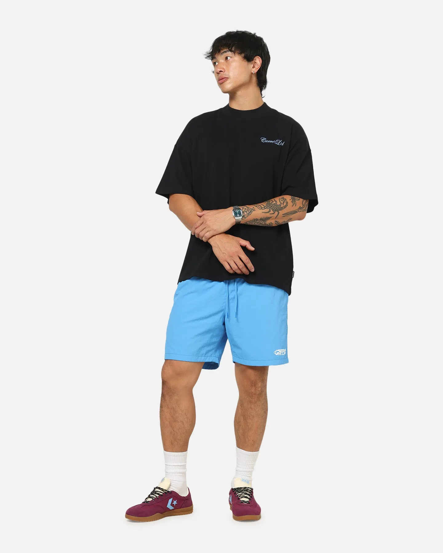 Carre Side Script Oversized T-Shirt Black/Blue sold by Culture Kings product image thumbnail 2