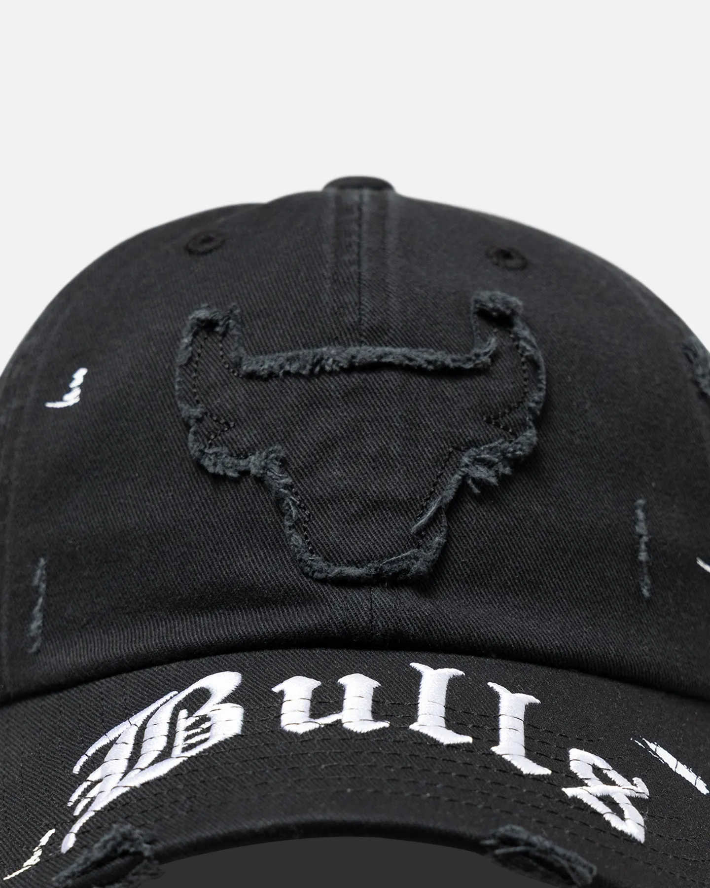 Mitchell & Ness Chicago Bulls 'Gothic Arch' Dad Fit Strapback Washed Black sold by Culture Kings product image thumbnail 5