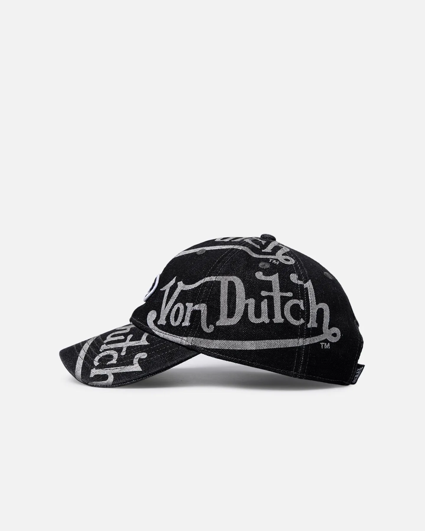 Von Dutch Bleach Oval Dad Strapback Cap Black sold by Culture Kings product image thumbnail 4